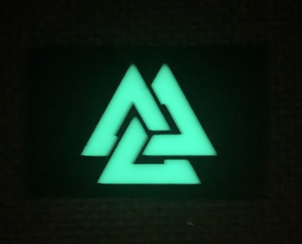 VALKNUT: ONYX COMPOSITE/GLOW INLAY/HAND FINISHED
