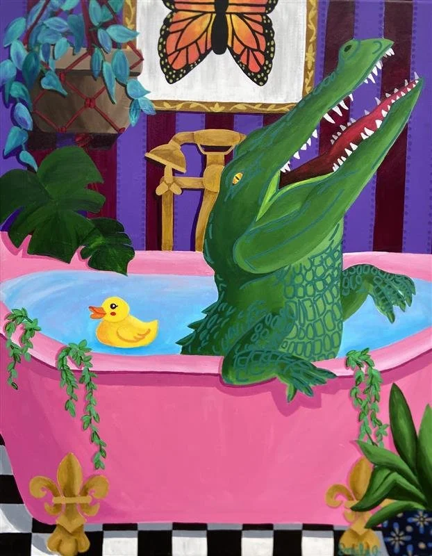 Bath Time on the Bayou