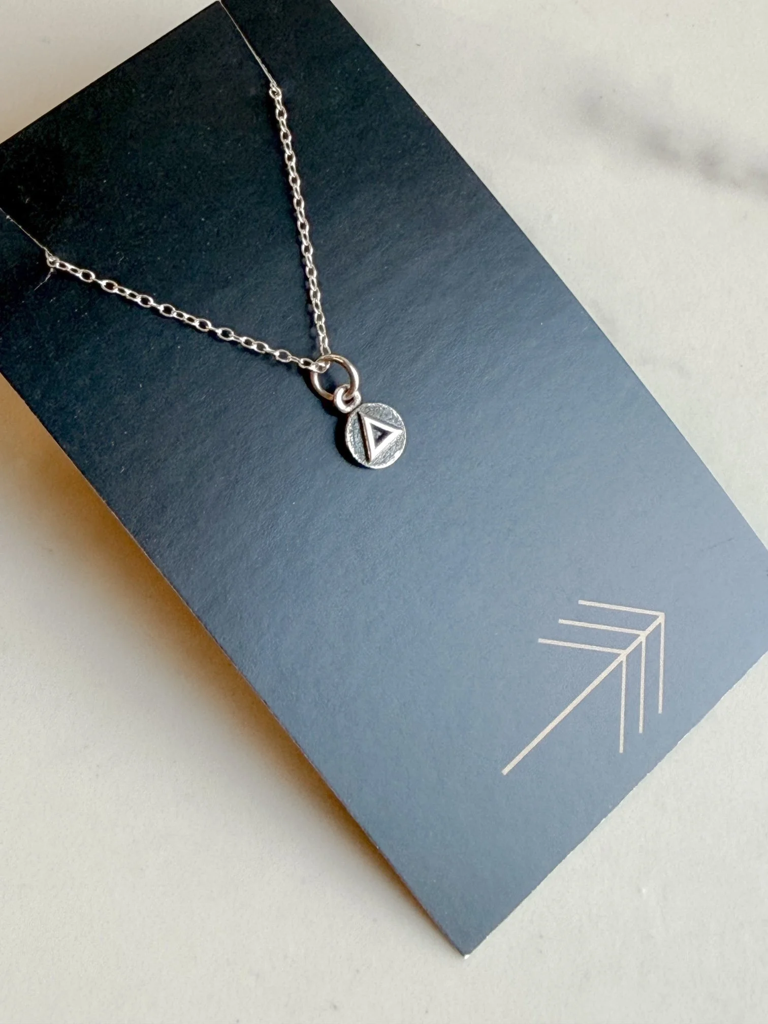 Fire Element Symbol Necklace