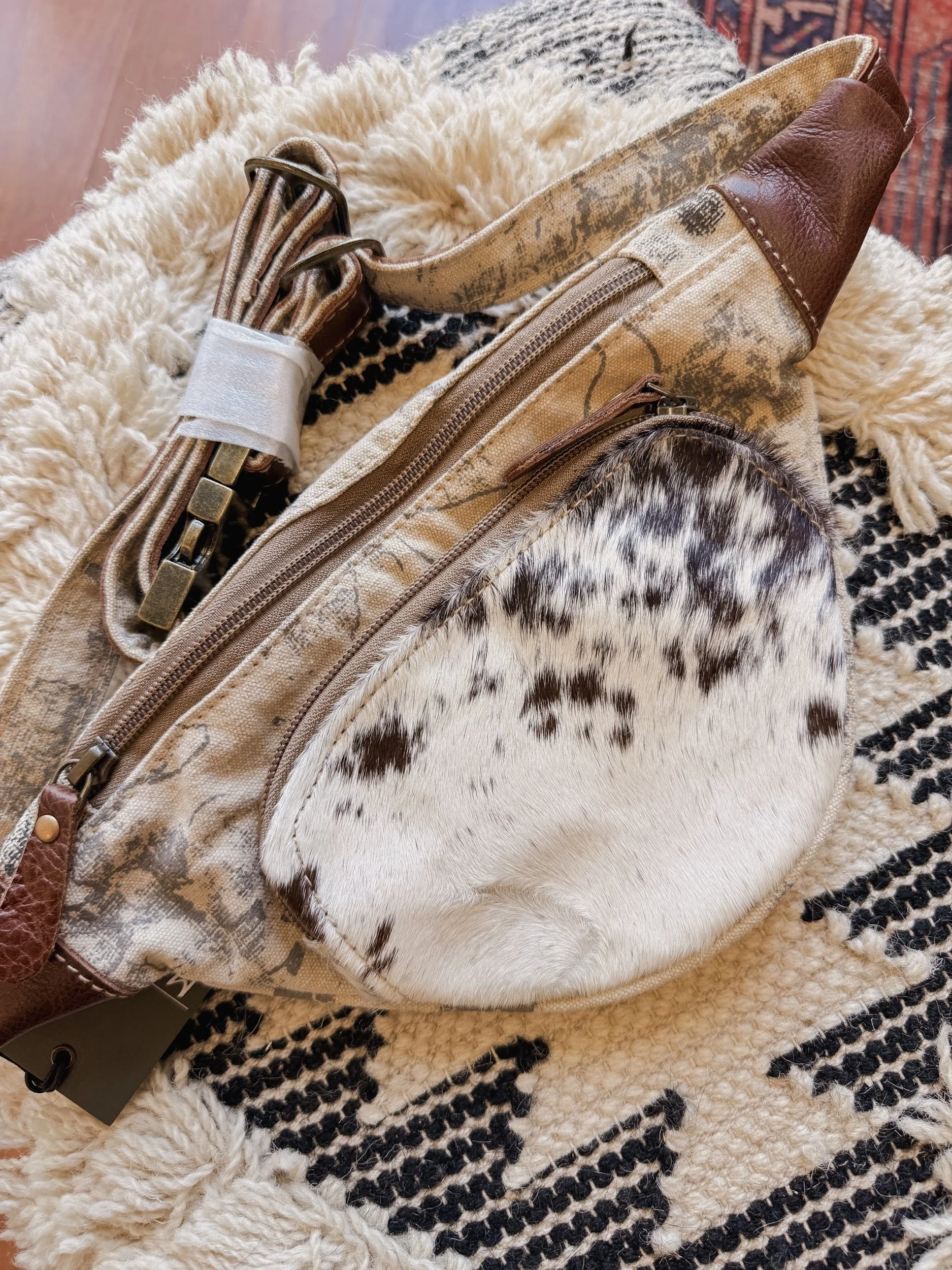 IMPRESSION Fanny Pack, Upcycled Materials