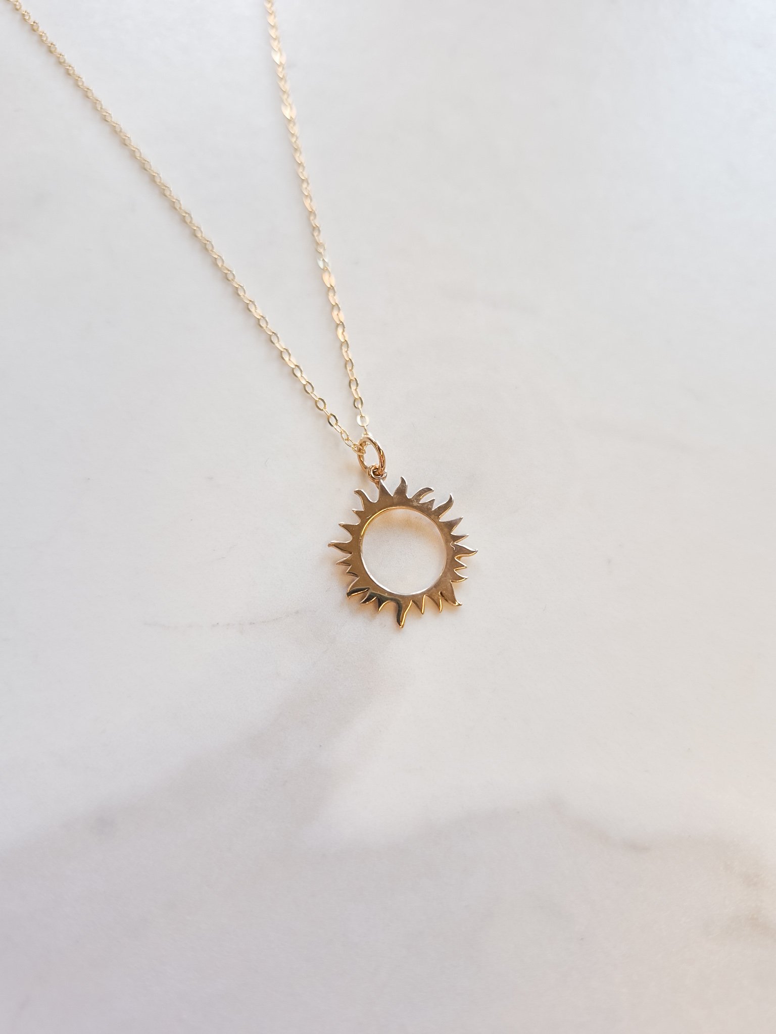 Bronze Sunshine Necklace
