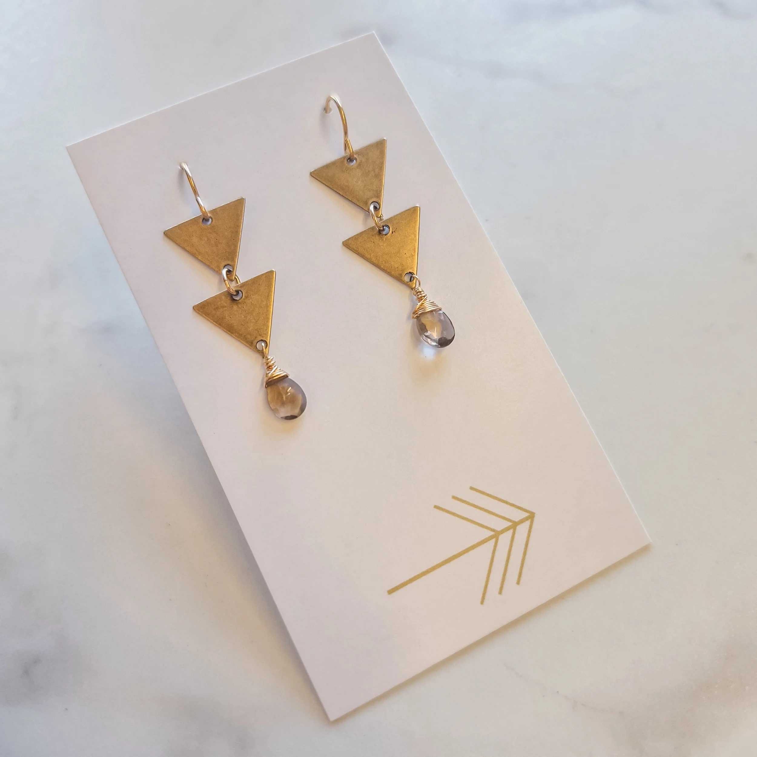 smoky-quartz-gemstone-double-triangle-earrings-brass-gold-1.jpg