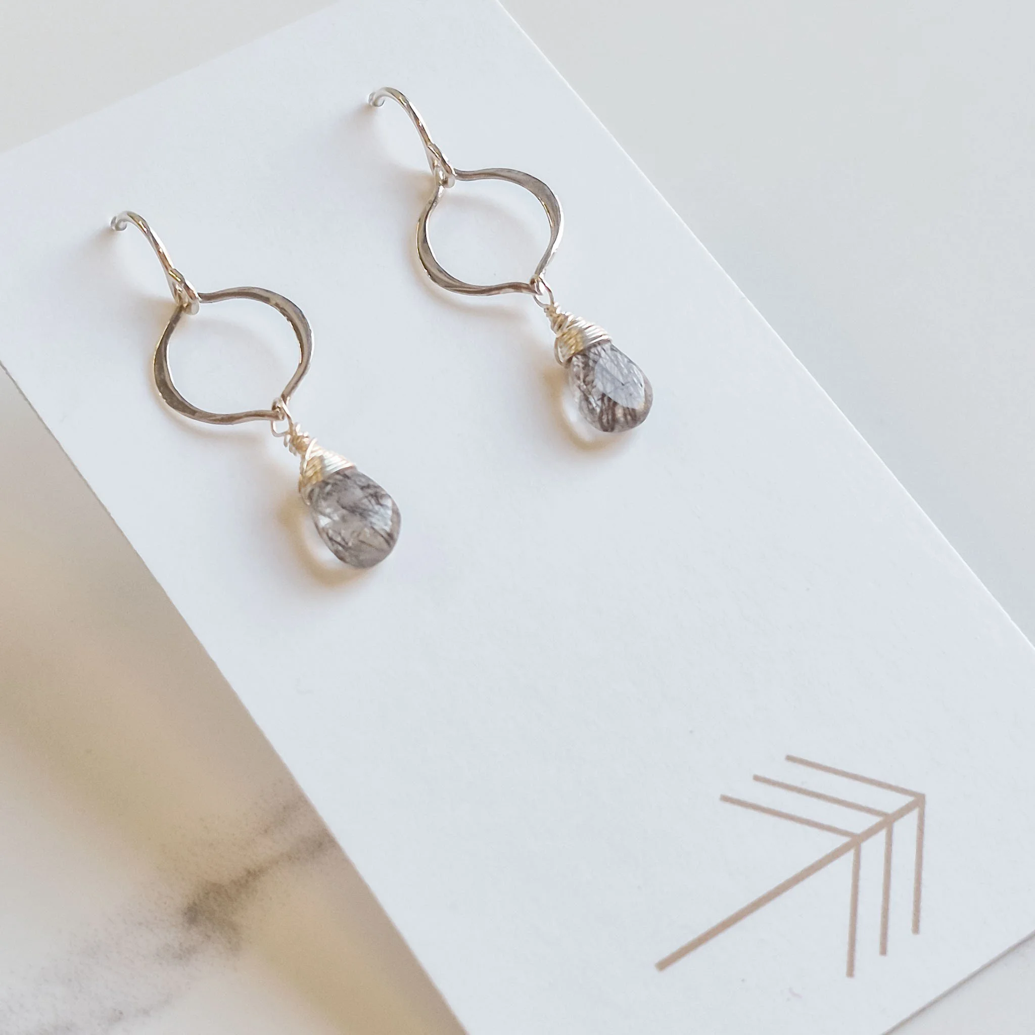 Bronze Arabesque Earrings (Small)