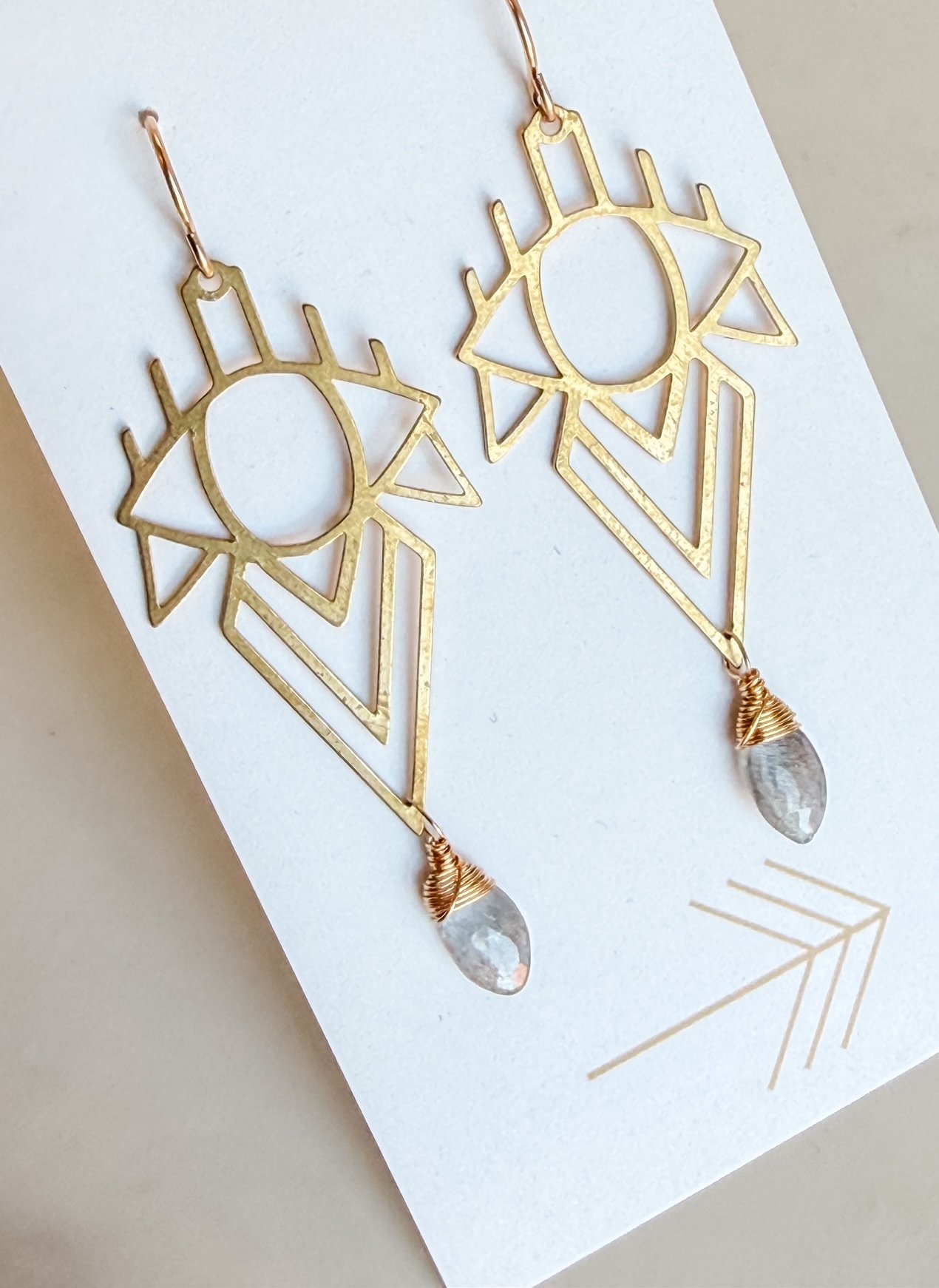 Deco Eye & Diamonds Earrings