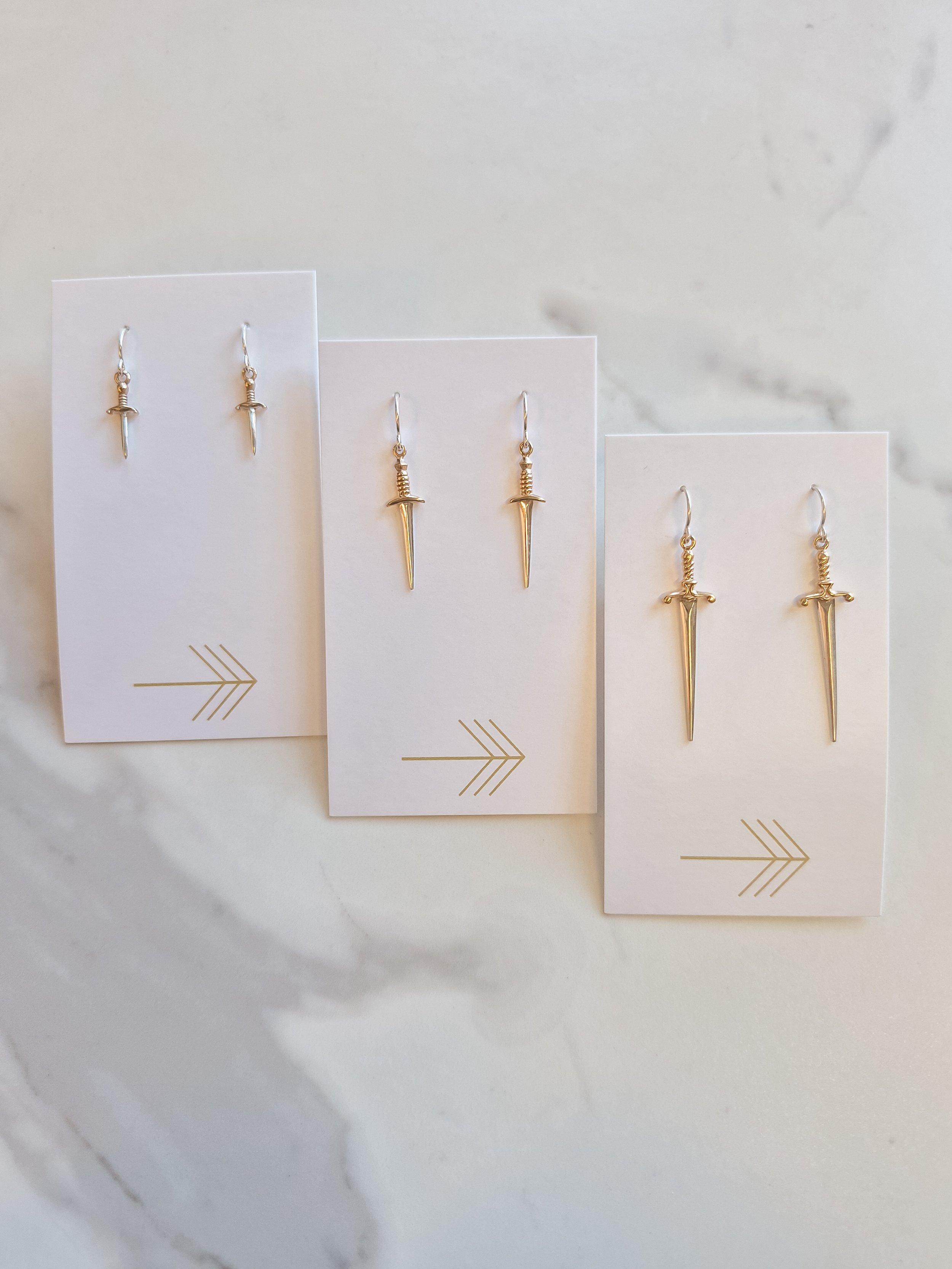 Sword Earrings