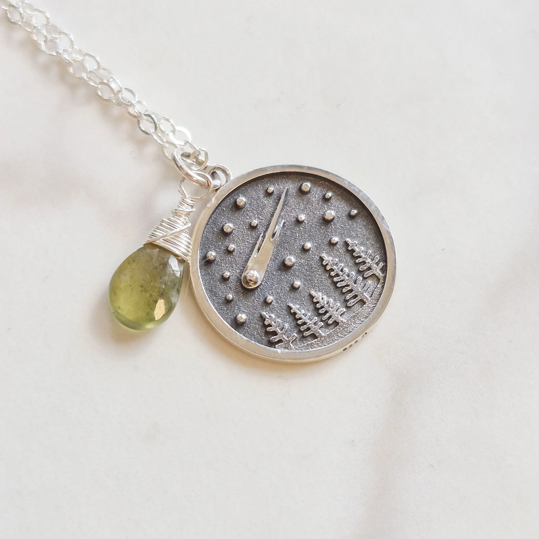 vesuvianite-meteor-silver-charm-necklace-1.jpg