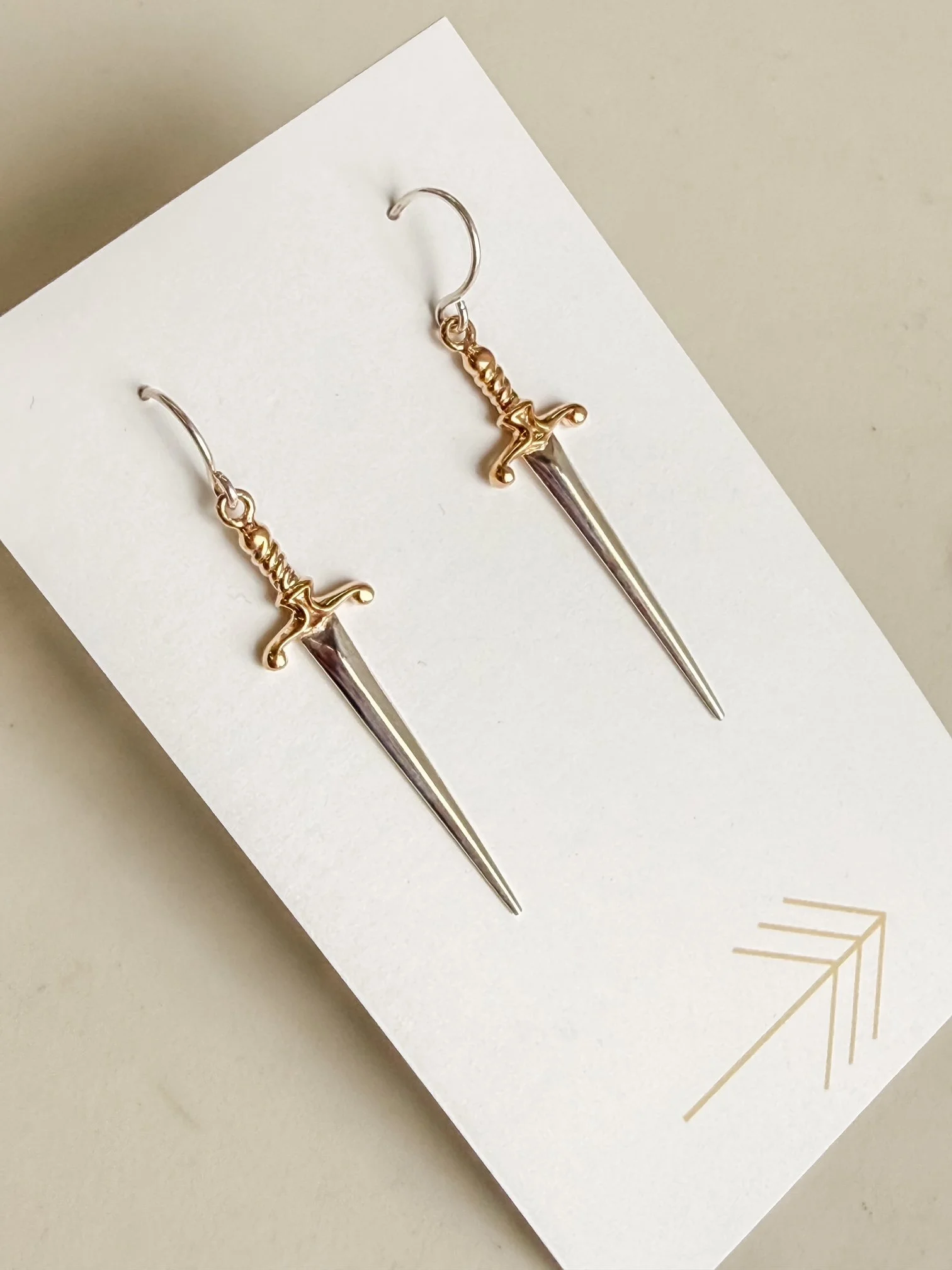 Sword Earrings, 3 sizes