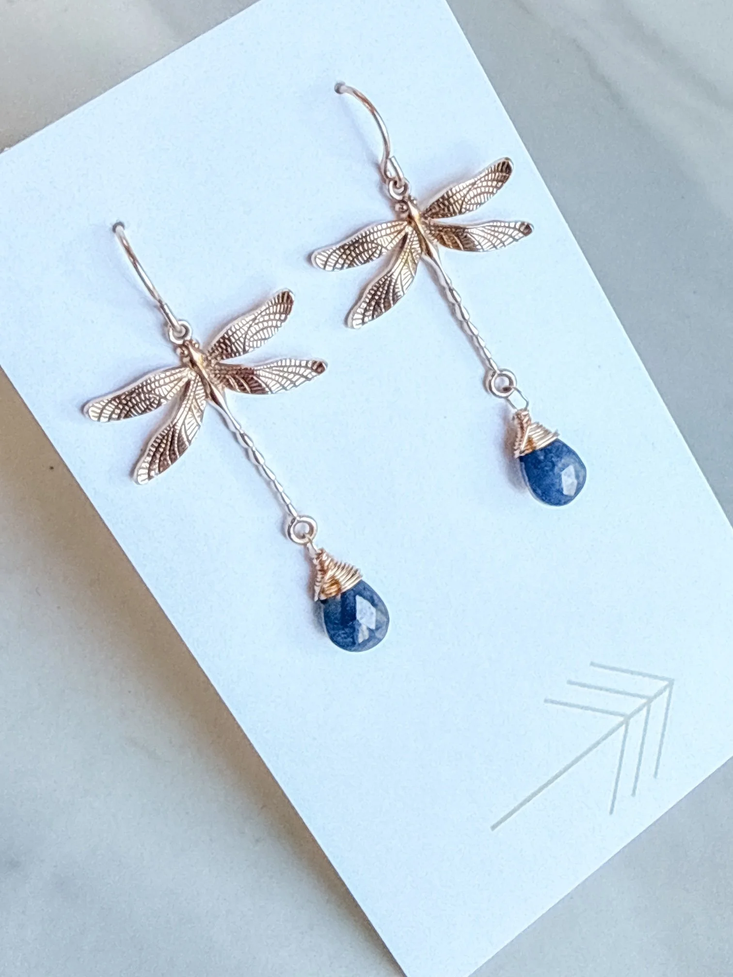 Dragonfly Earrings (Bronze)