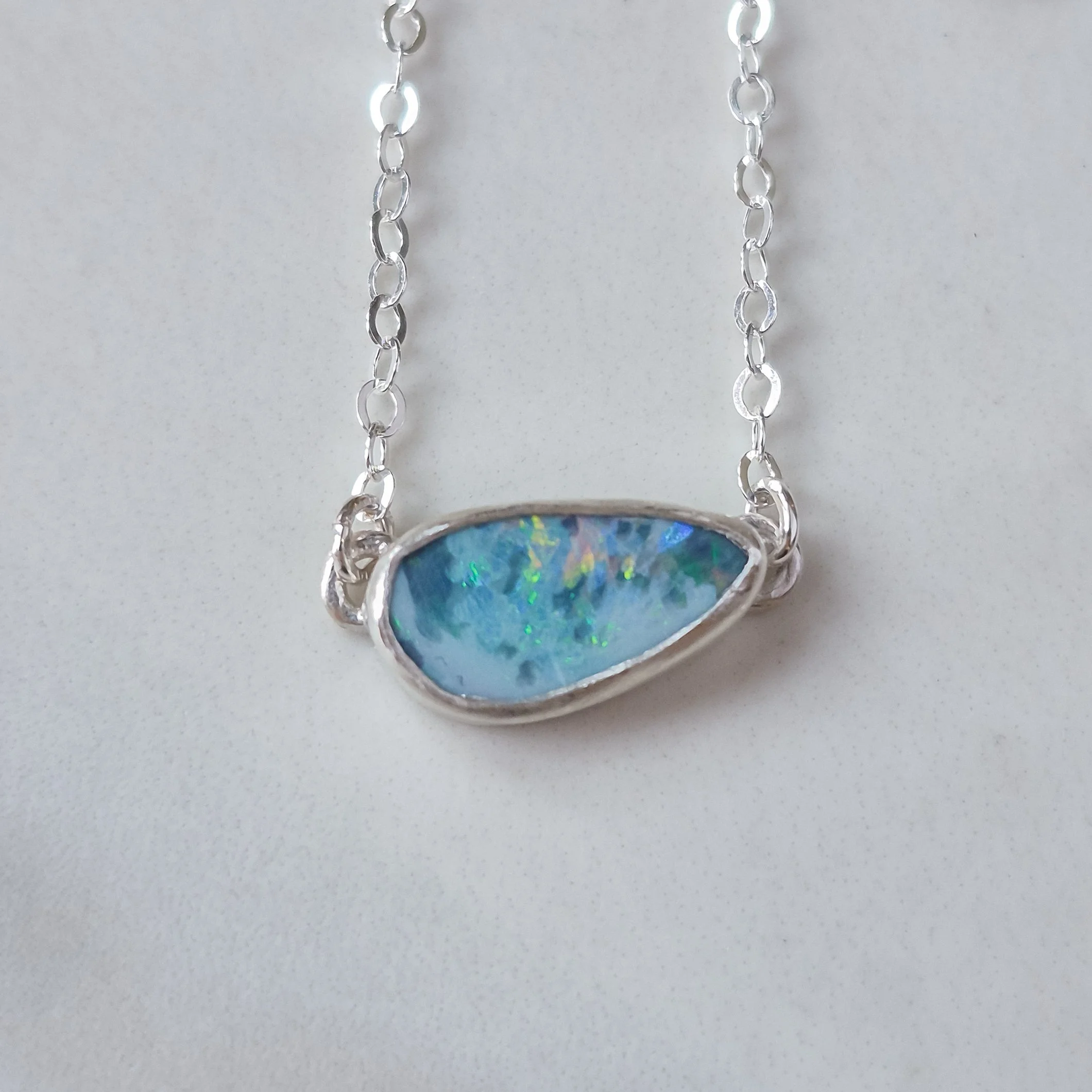 Etheral Australian Opal Necklace