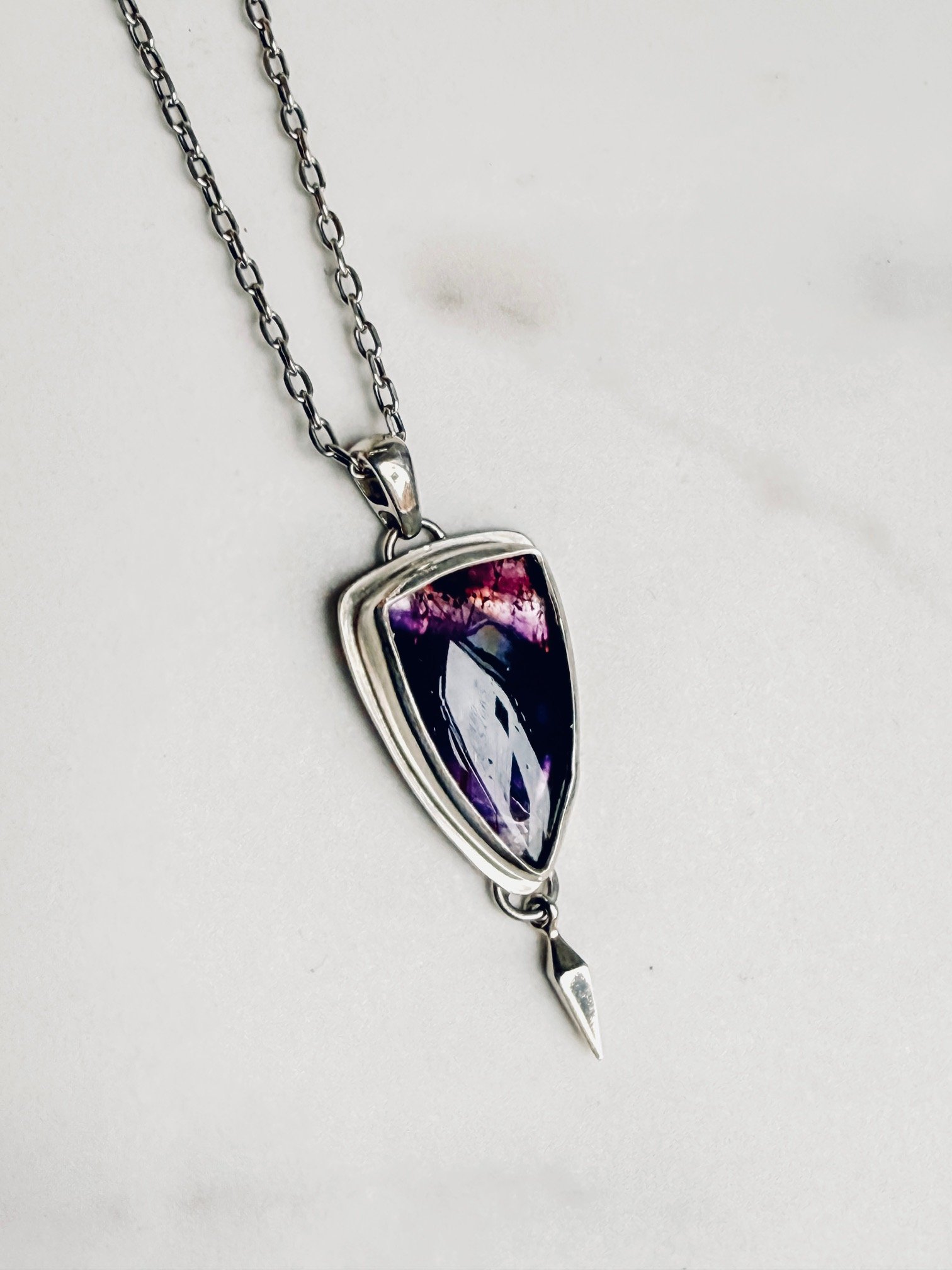 Halo Amethyst Phantom Necklace