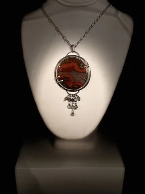 Moroccan Seam Agate - Desert Threads Necklace 4.jpeg