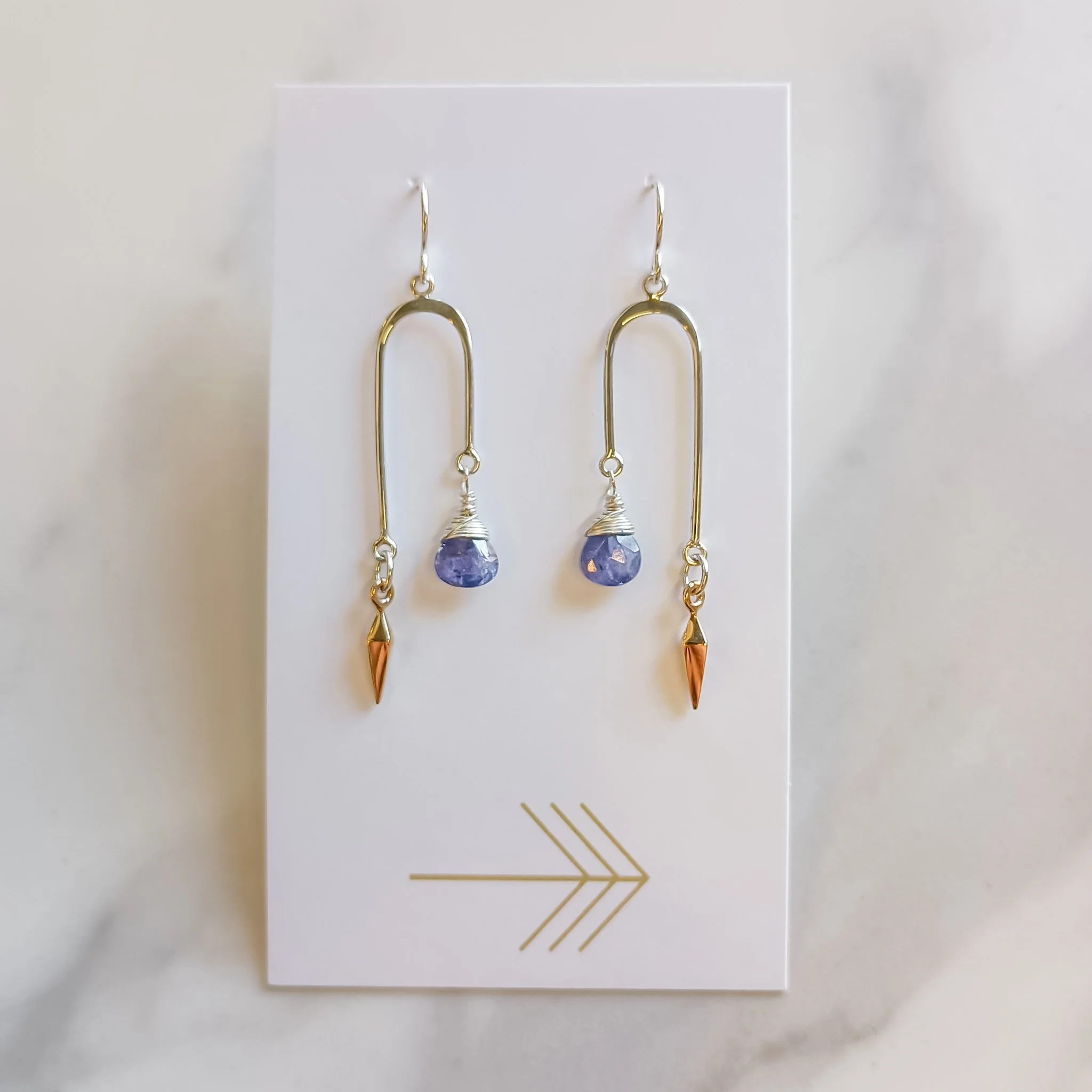 tanzanite-asymmetrical-arch-dagger-earrings-silver-bronze-1.jpg