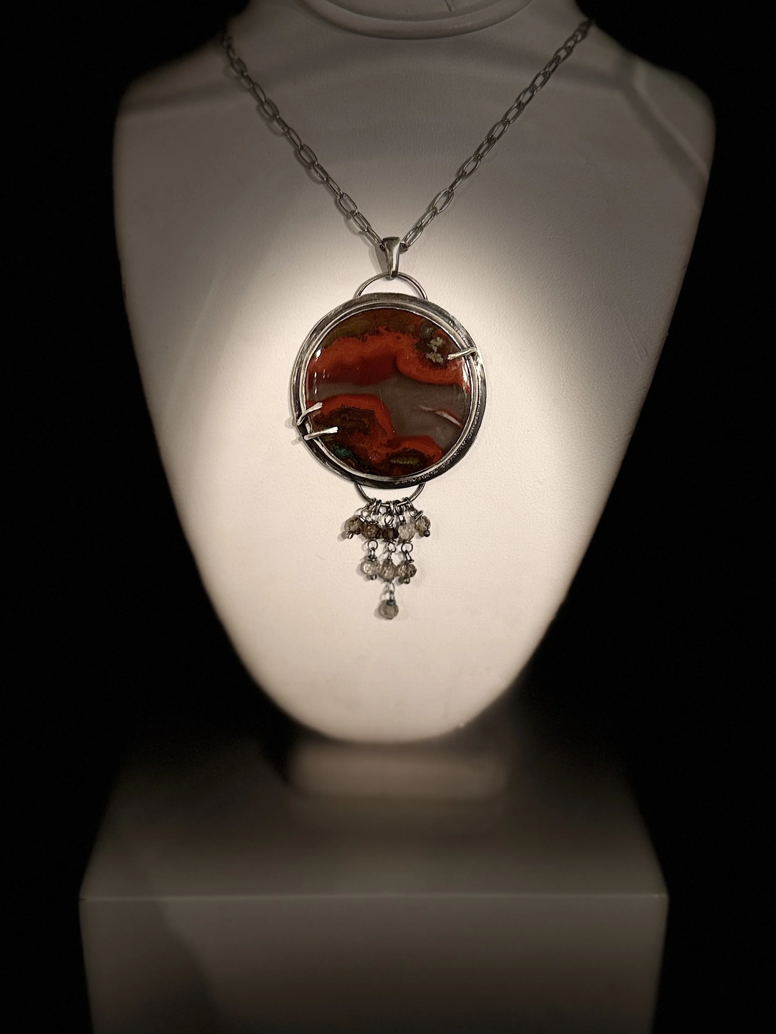 Desert Threas Necklace on Display