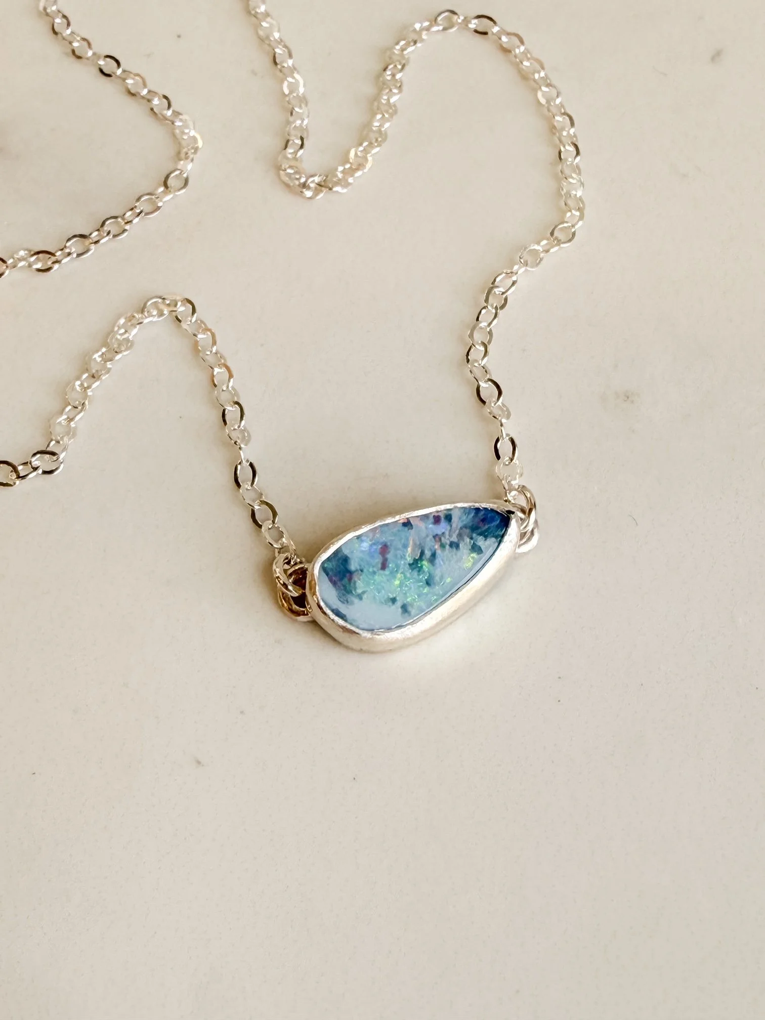 Etheral Australian Opal Necklace