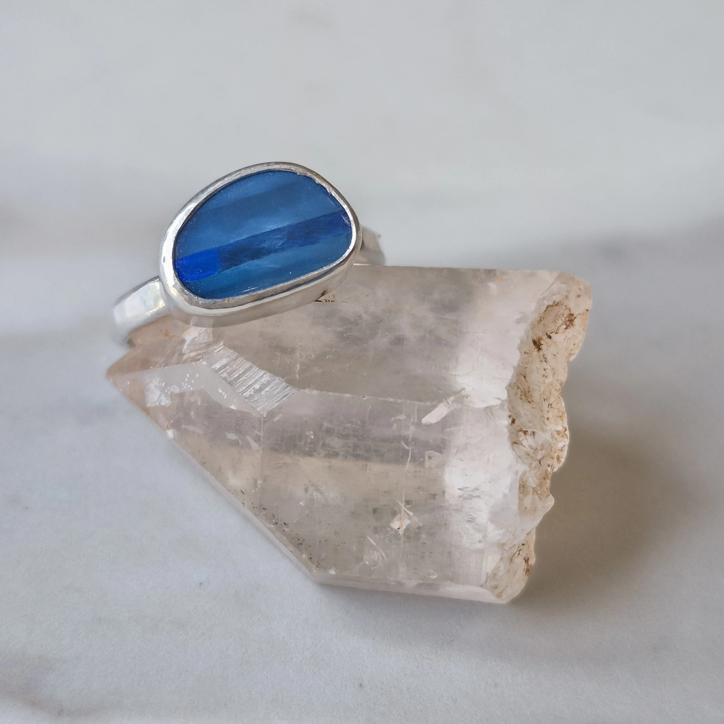 Ribbons Australian Opal Ring