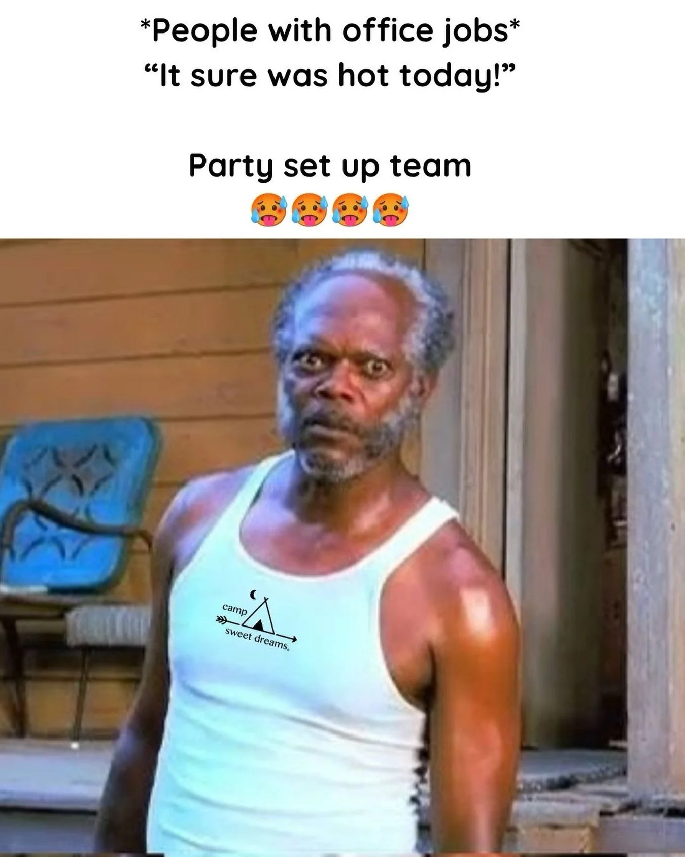 🌡️ Sending thoughts and electrolytes to every sleepover setup team working in this Florida heat today. 😂🥵
While you&rsquo;re enjoying the A/C, we&rsquo;re out here making trip after trip to the van in 99% humidity... hauling mattresses, teepees, p