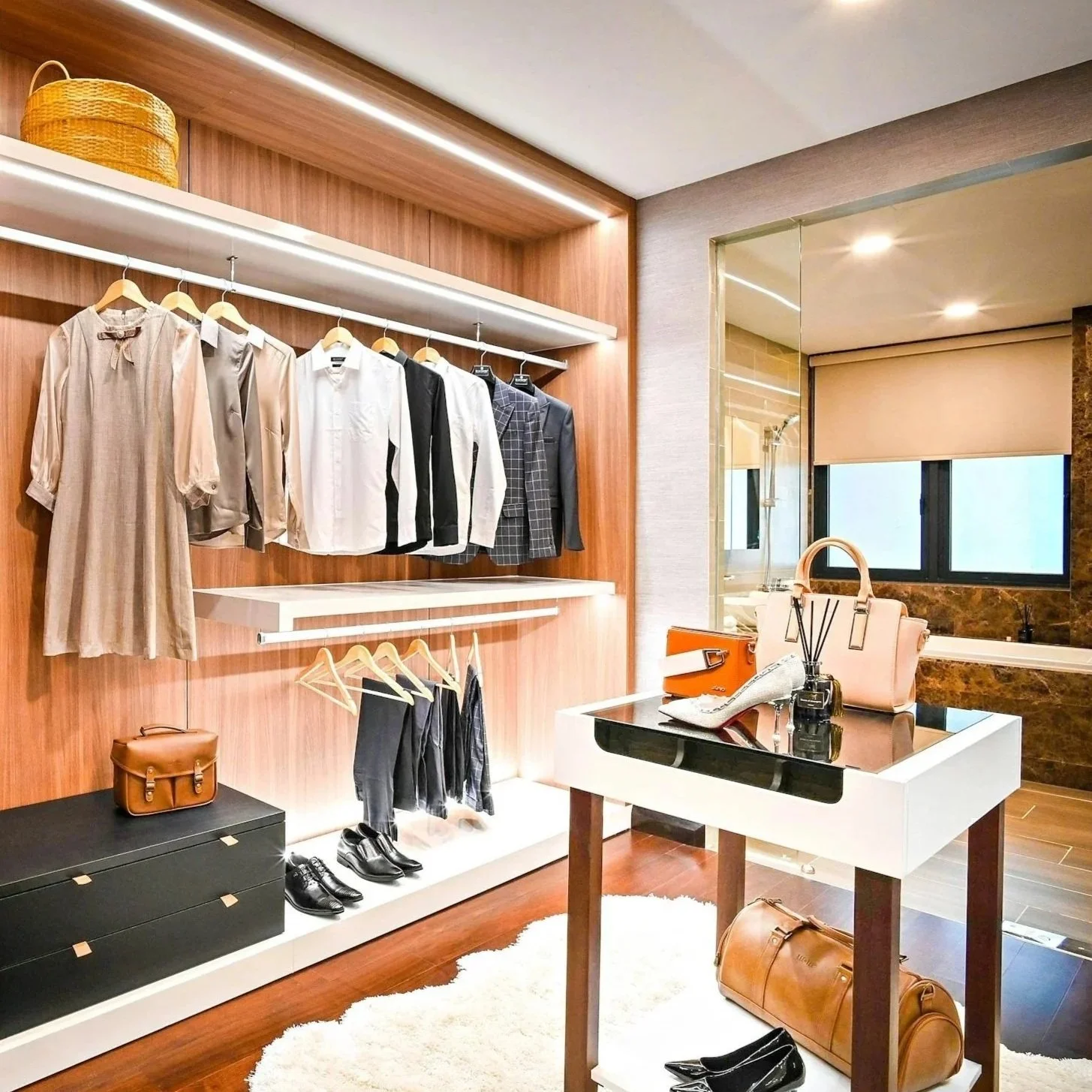 interior, wardrobe and closet coordination with a personal assistant
