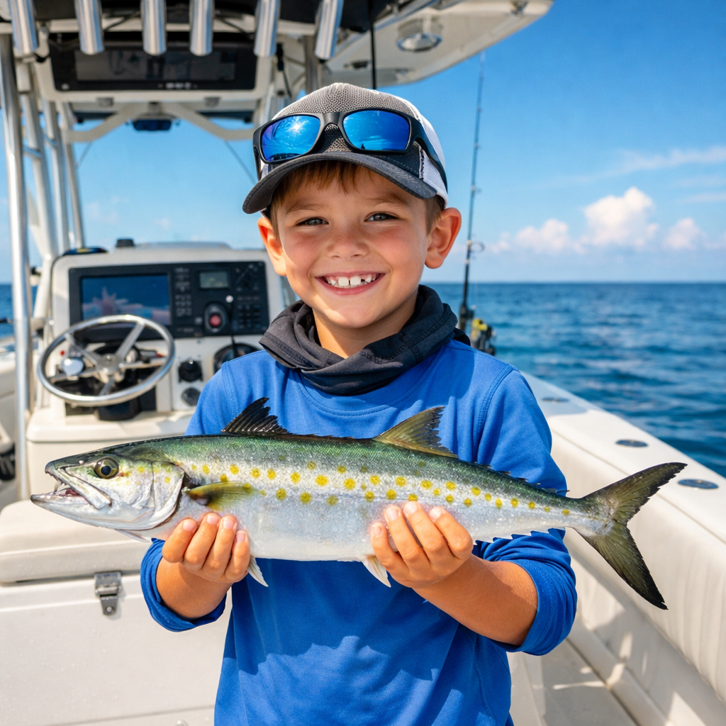6 Hour Near Shore Fishing Charter 1-4 people (Family and Kid friendly)
