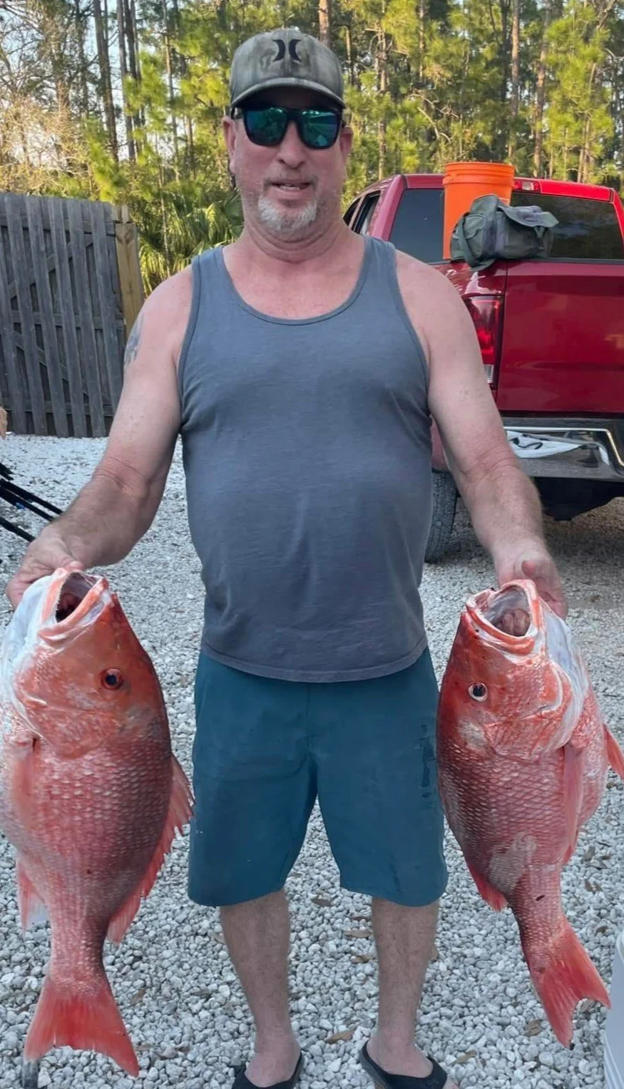 Deep sea fishing Central Florida for red snapper aboard the Nauti Girl Charterboat