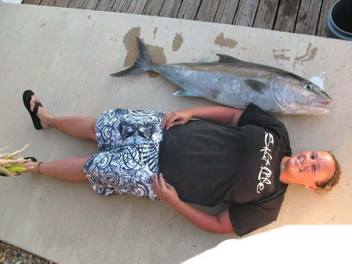 Angela with her PB reef donkey