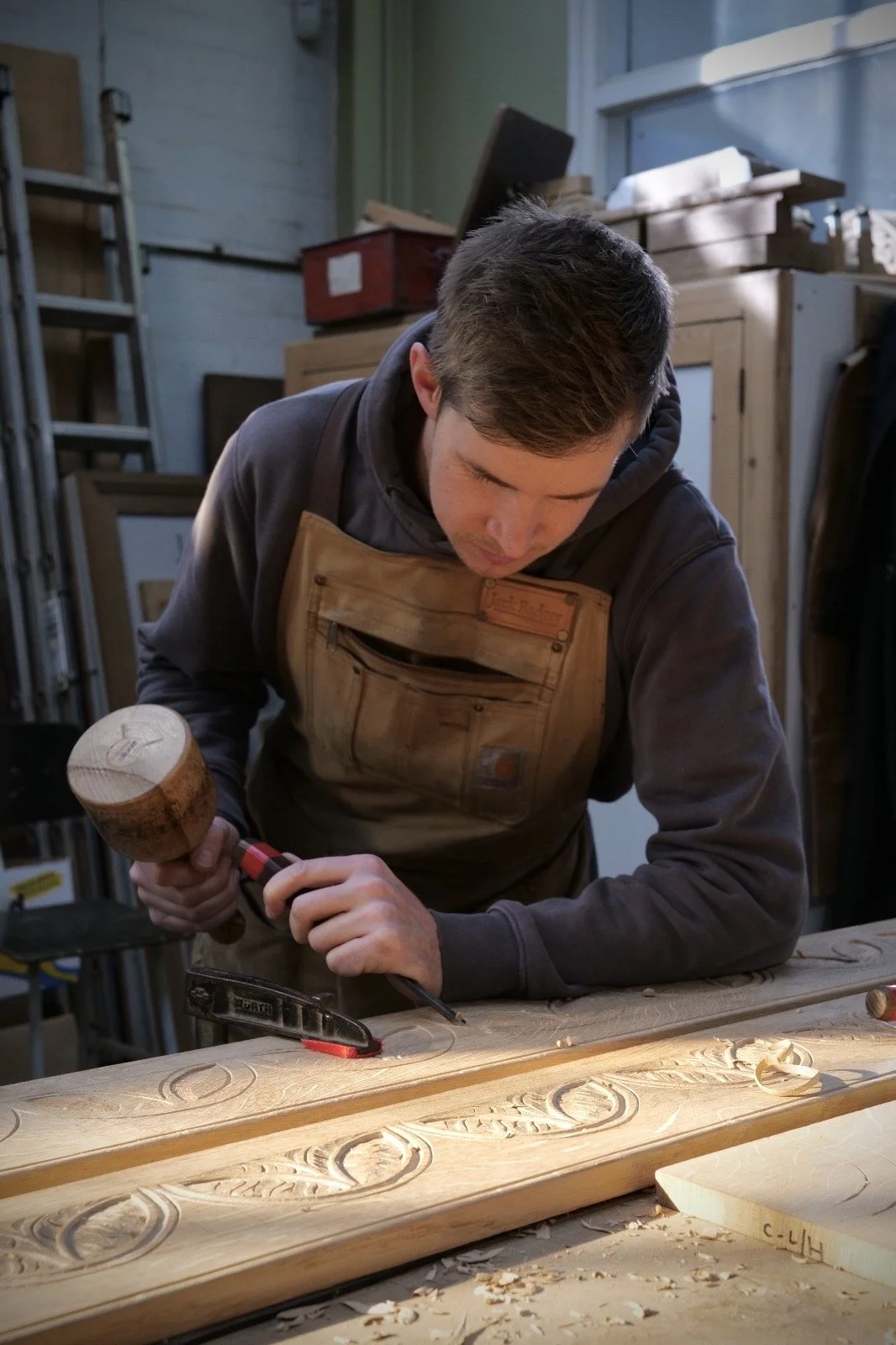 Tom Rogers wood carving