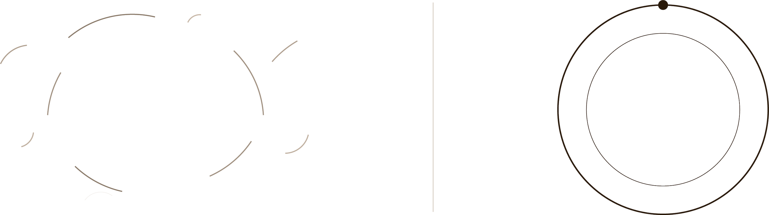 Abstract circle representing a complete and unified understanding of the retailer lifecycle — outcome of a 16-week qualitative research program mapping five experience stages into board-level strategic insight for Vicinity Centres.