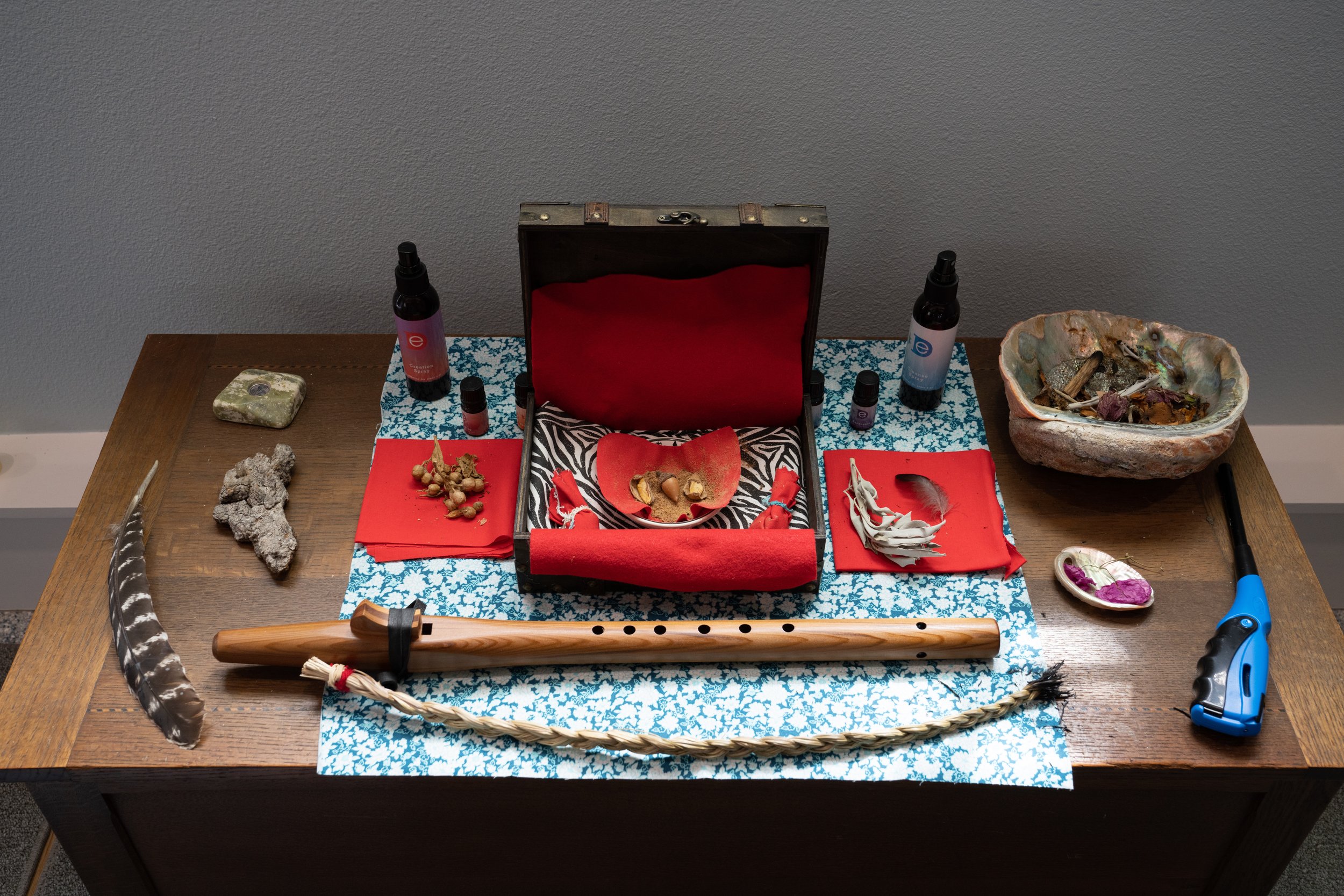 Altar in breathwork room.jpeg