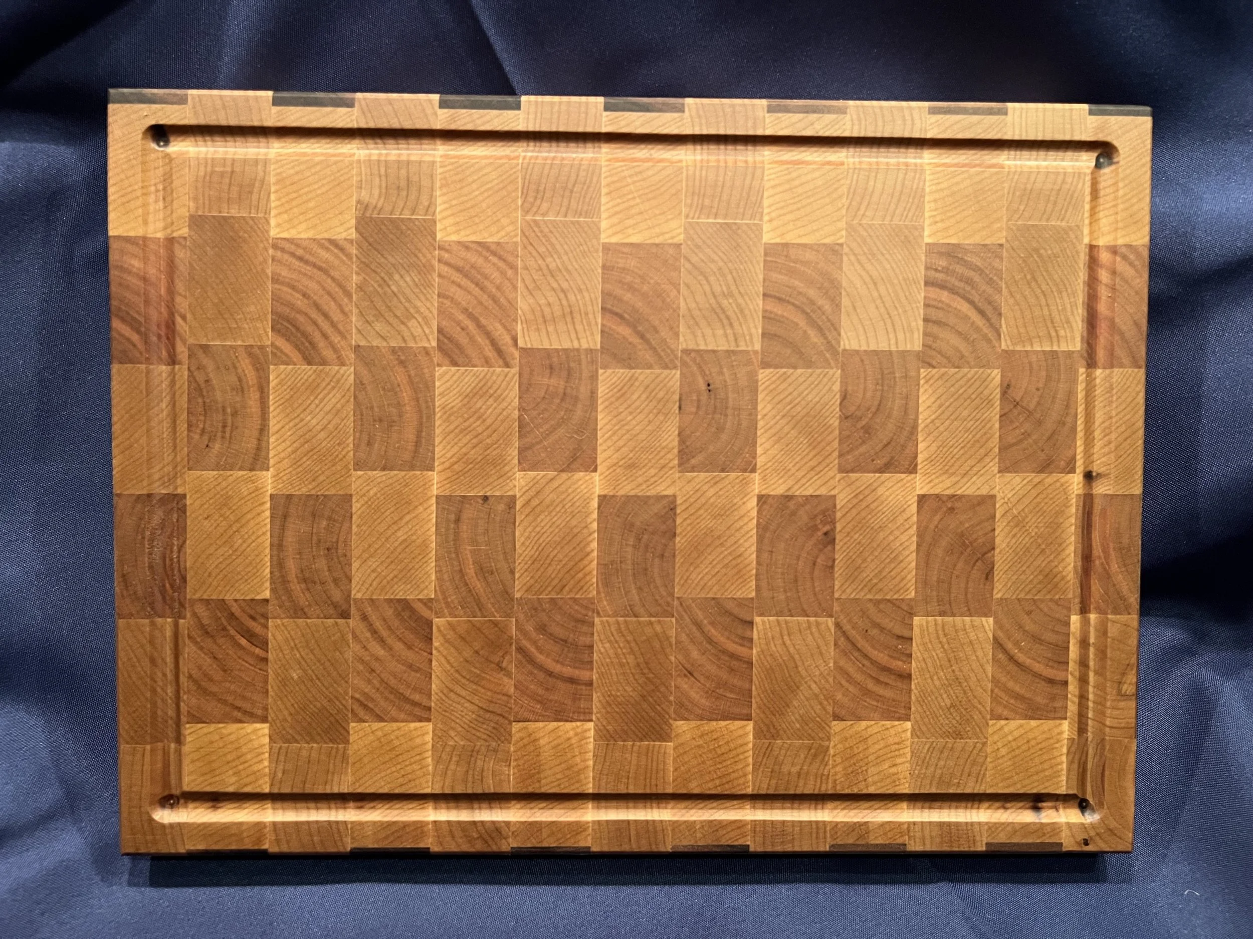 Maple and Cherry end grain cutting board