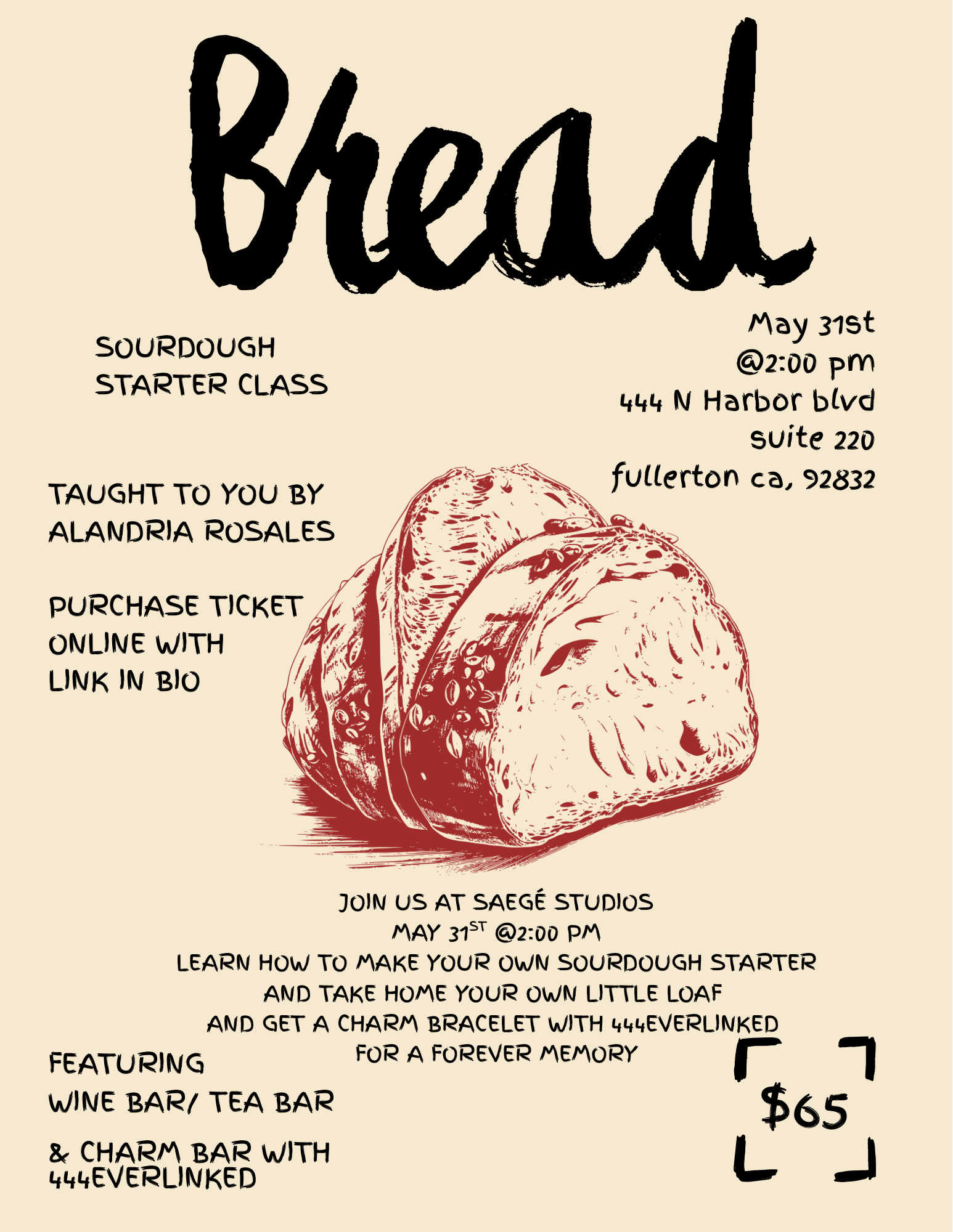 Sourdough Starter Class with Alandria Rosales