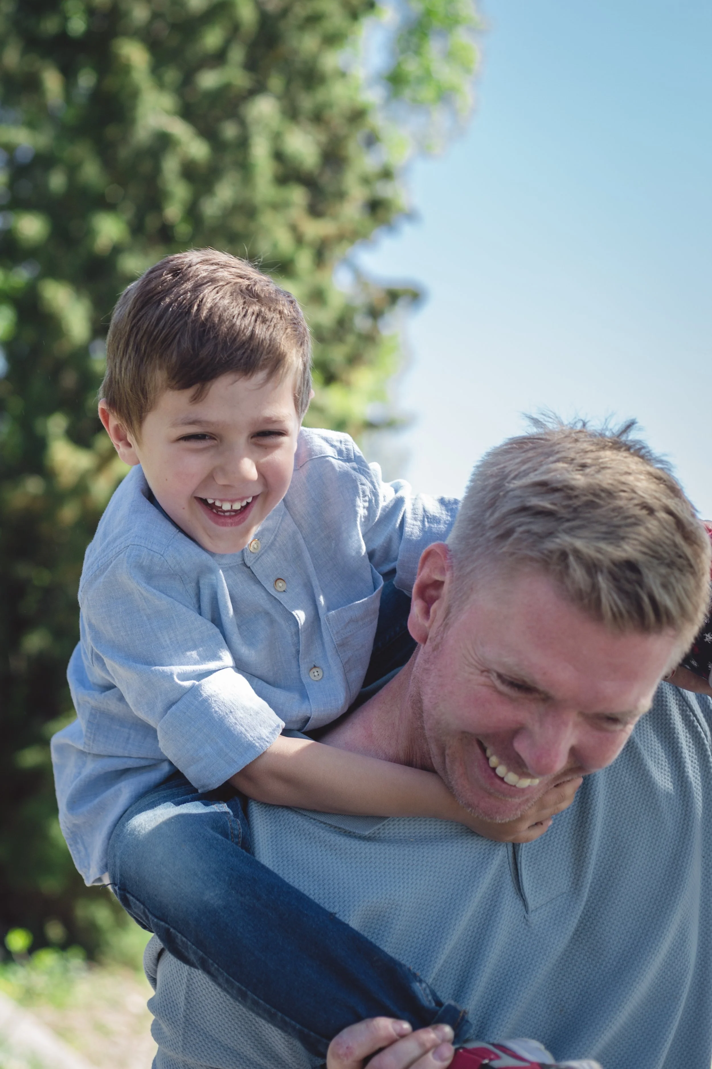 Vater-Kind-Shooting, Vatertag, Muttertag