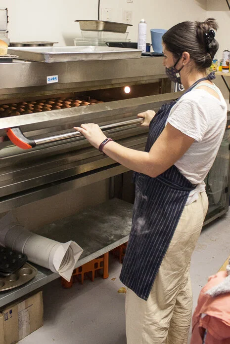 Laura Lewis, owner of LaMoo cafe