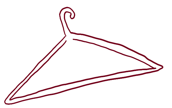 Drawing of coat hanger