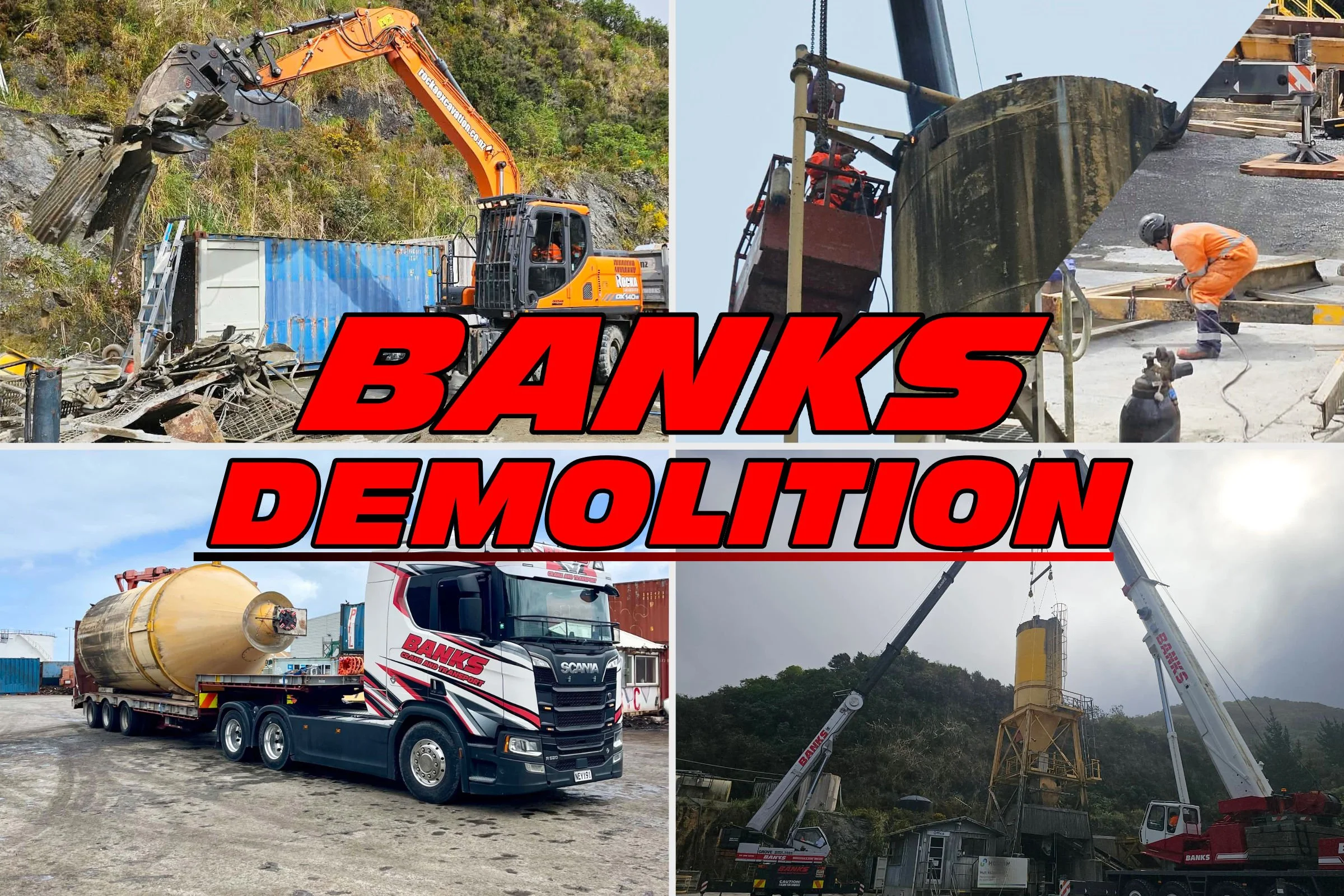 Industrial Silo Demolition &amp; Removal – Holcim Cement
