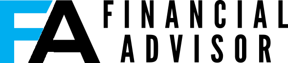 Logo with stylized 'F' and 'A' for Financial Advisor