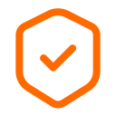 Outline of a person icon with a yellow circle representing the head and shoulders against a black background.