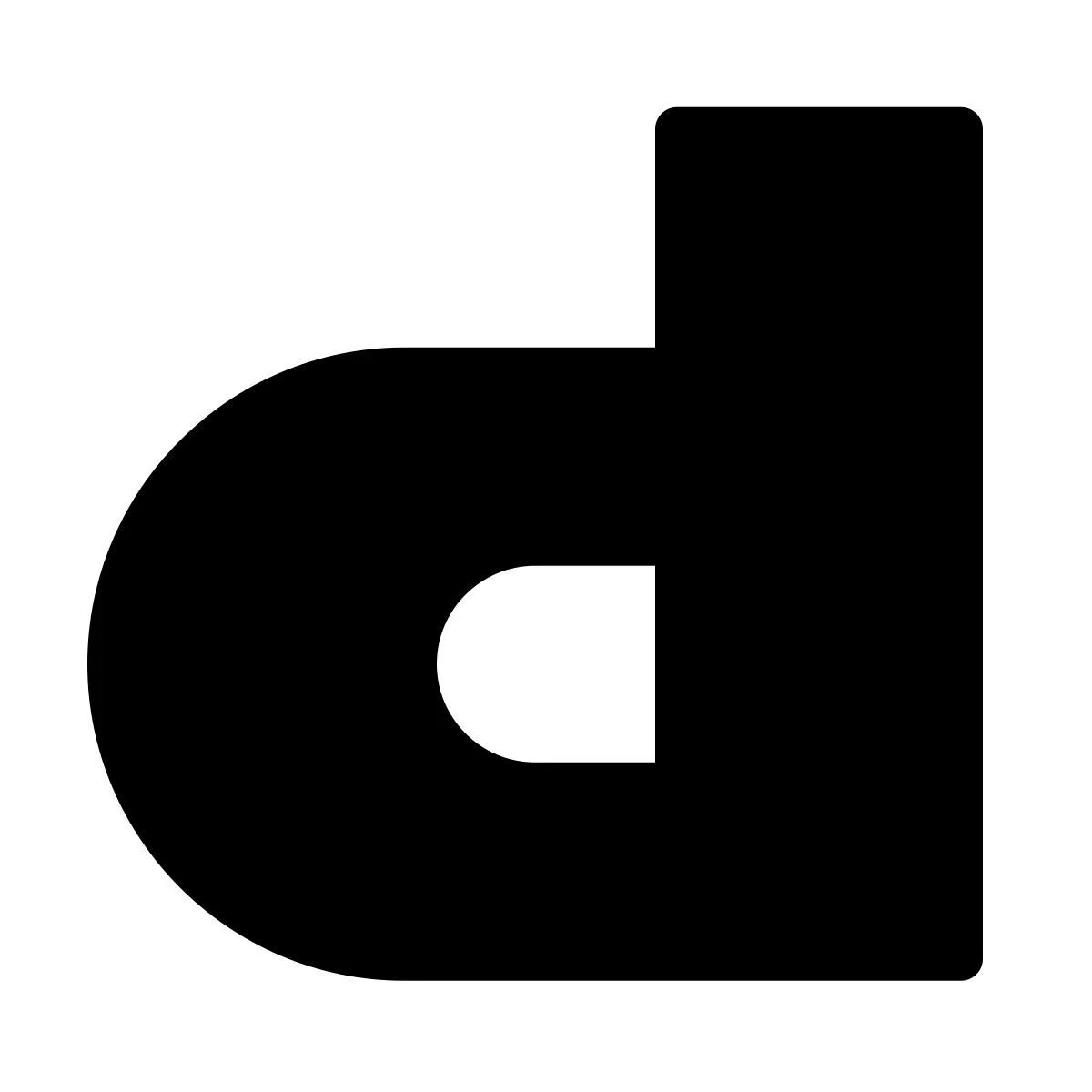 Black and white icon of a floppy disk for data storage.