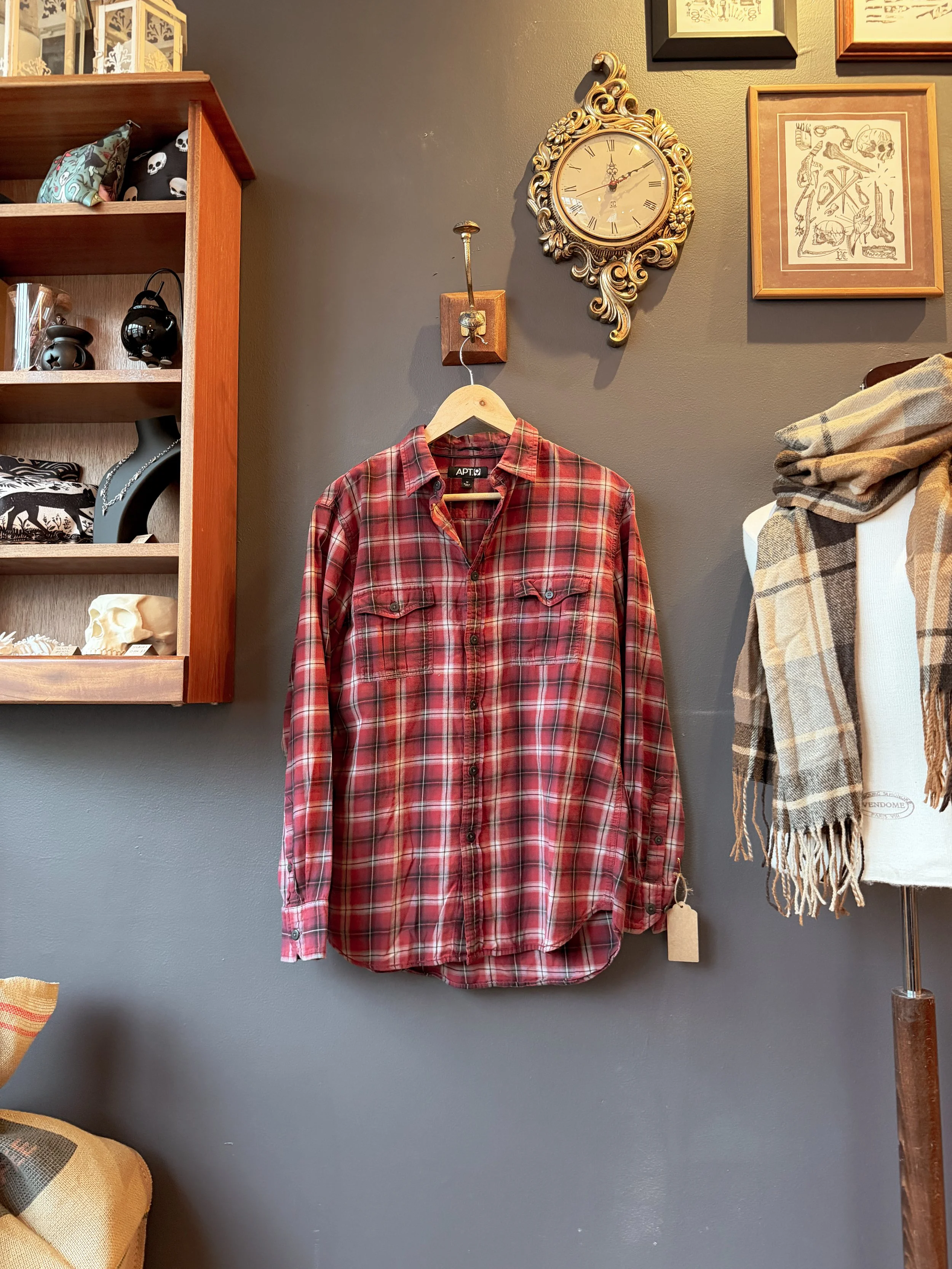 Vintage Style Checkered Shirt