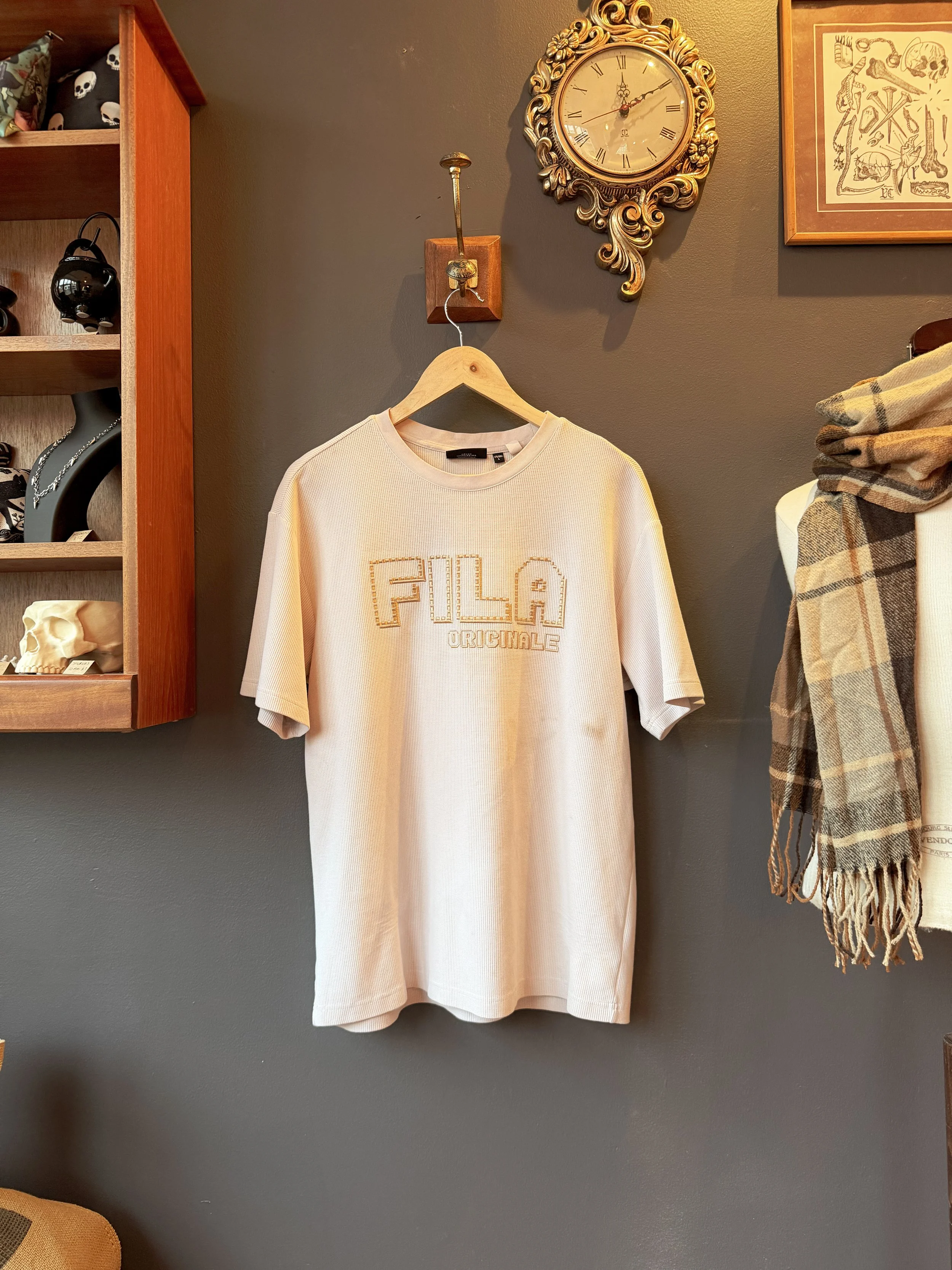 Very Rare Fila White Line T-Shirt