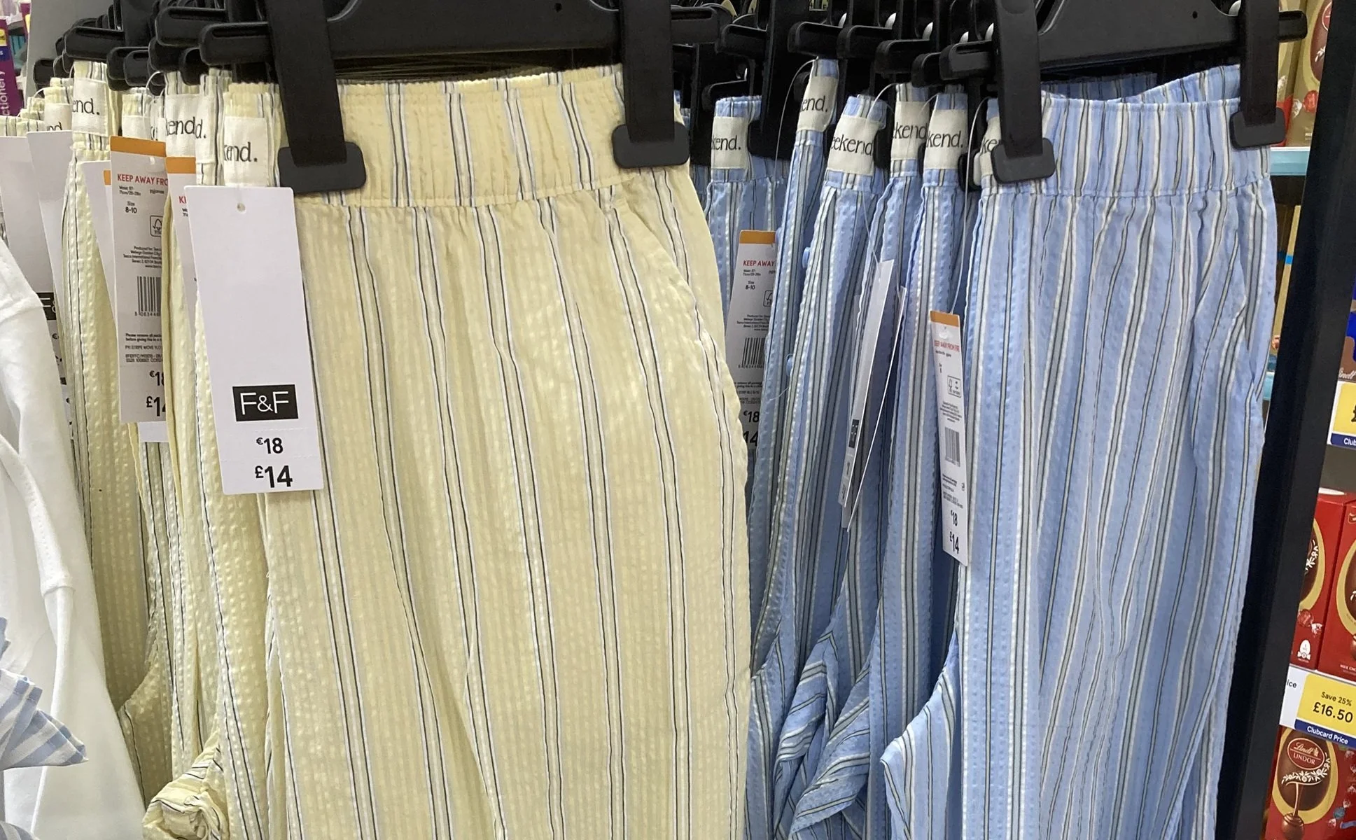 Pyjama pants with pockets - Tesco - March 2026