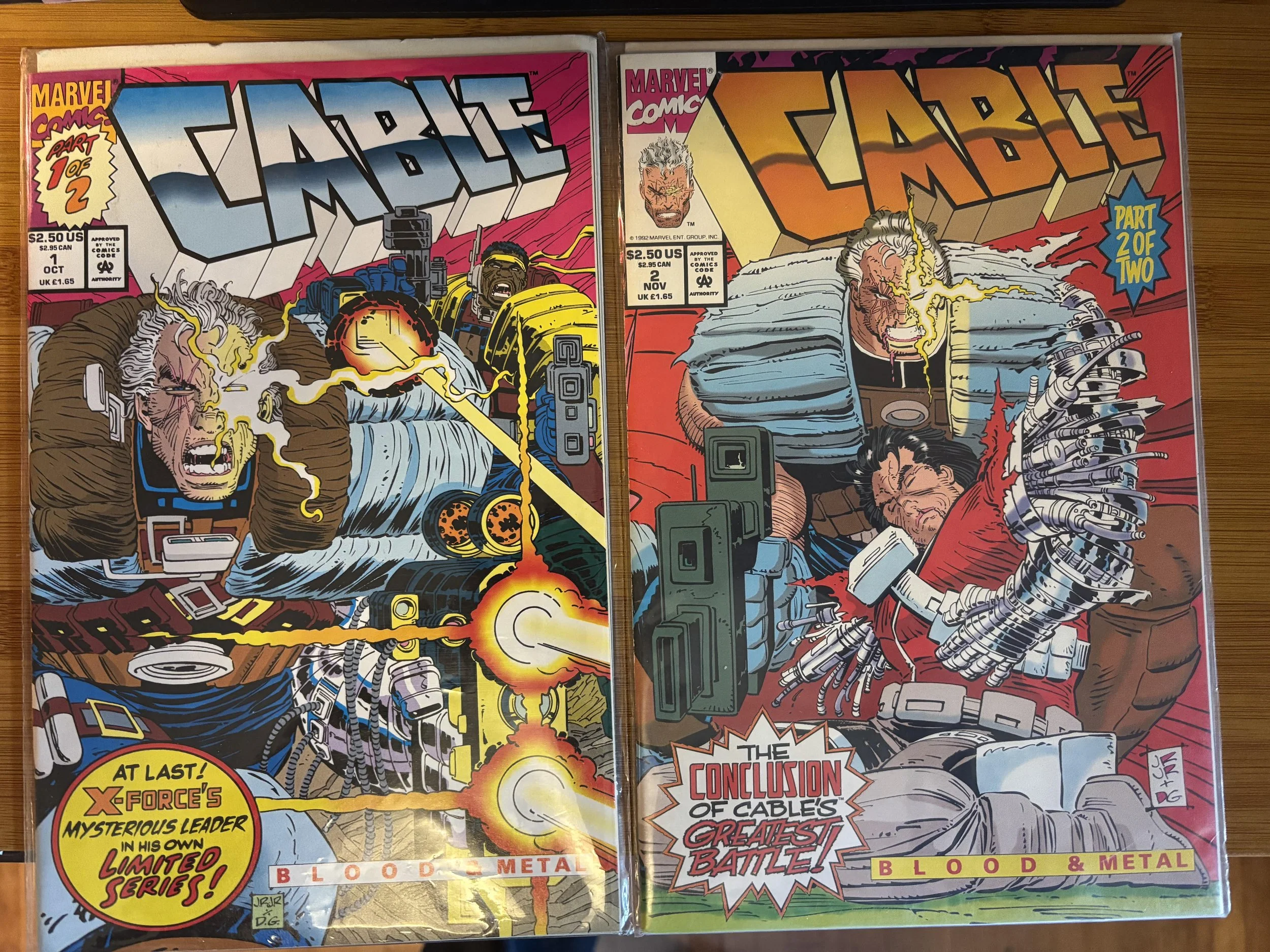 Cable: Blood & Metal (1992) Complete 2‑Issue Mini‑Series
