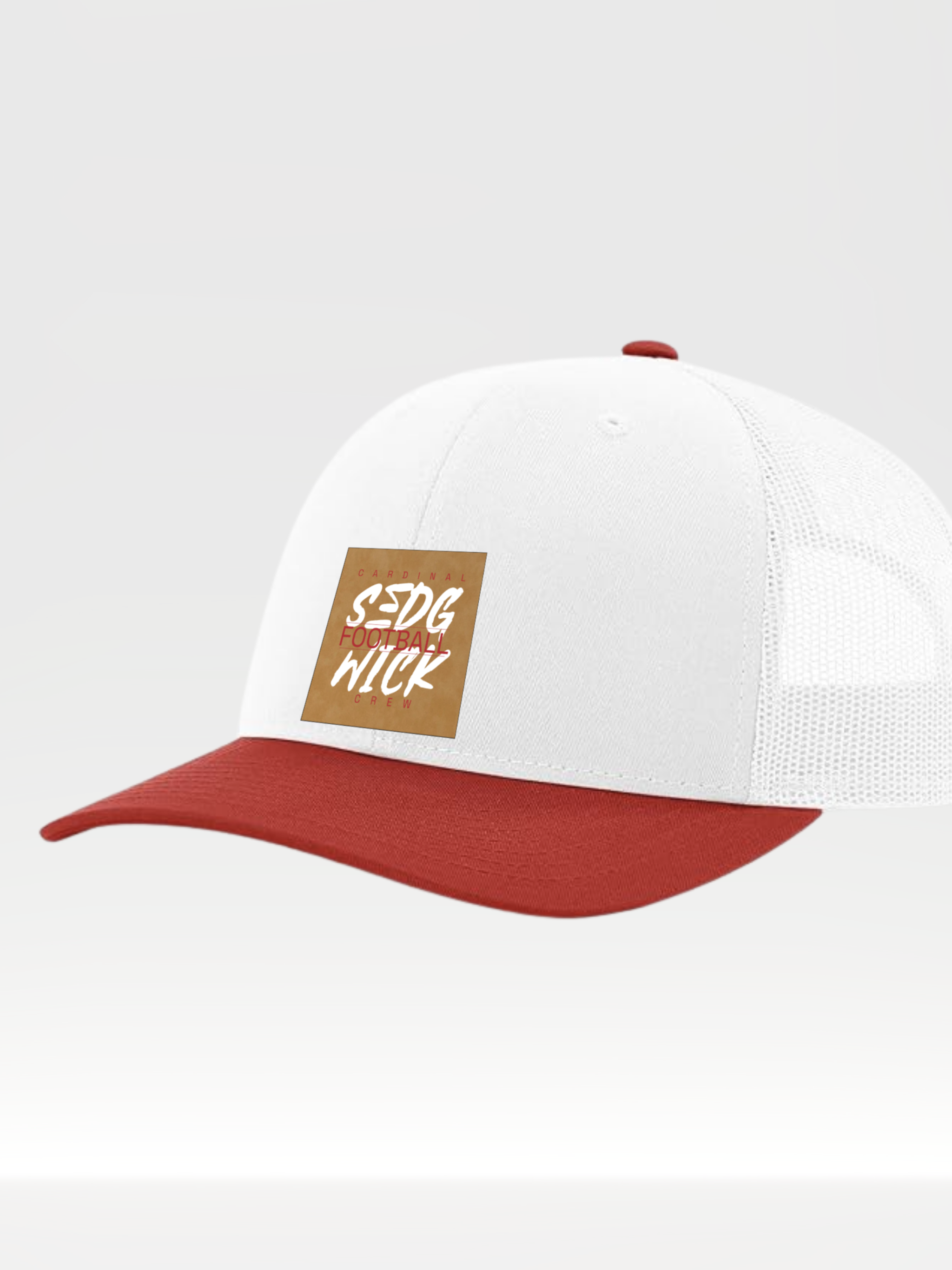 Sedgwick Crew Print Leatherette Trucker Hat