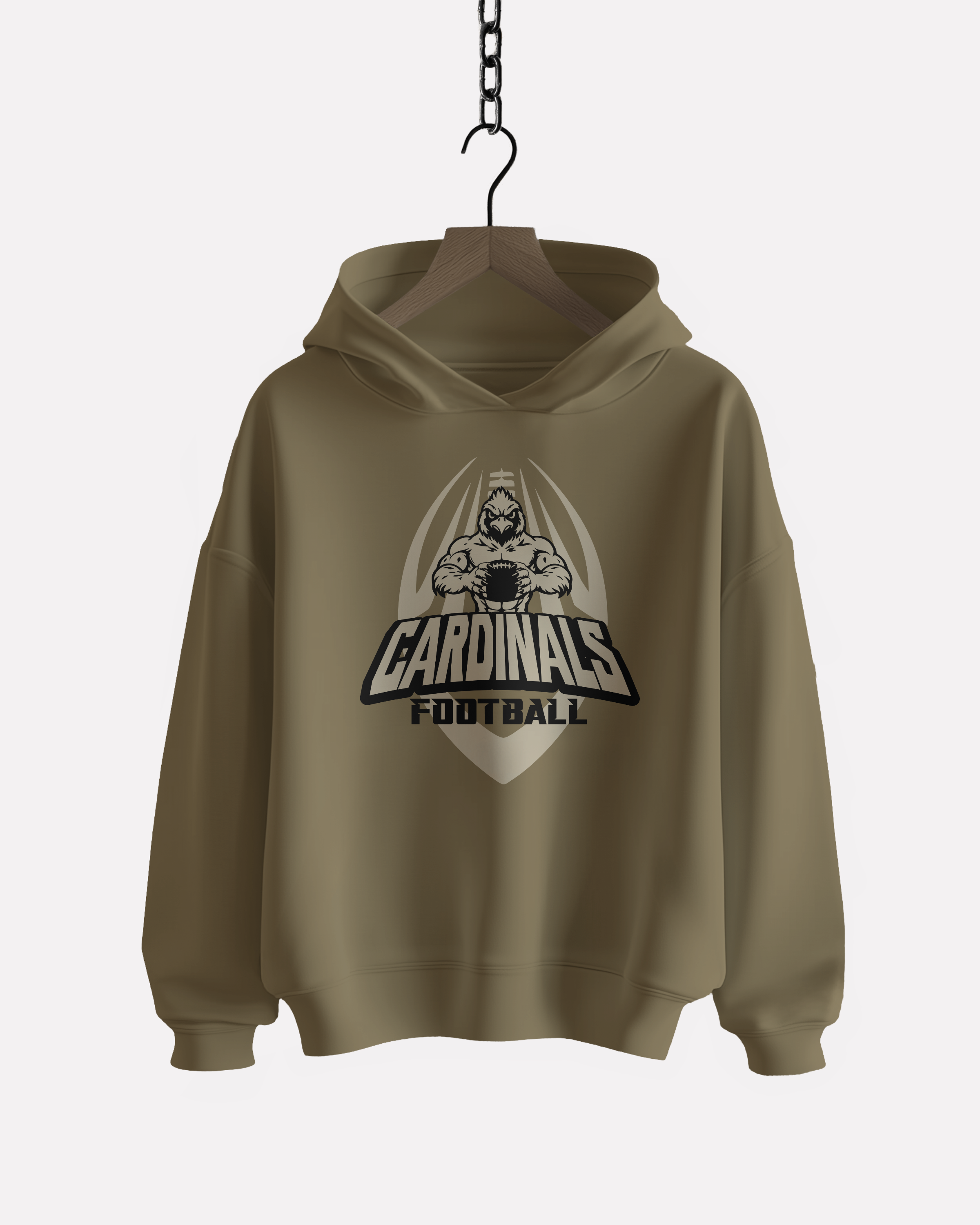 Football Full Logo Salute to Service Hoodie and Crewneck
