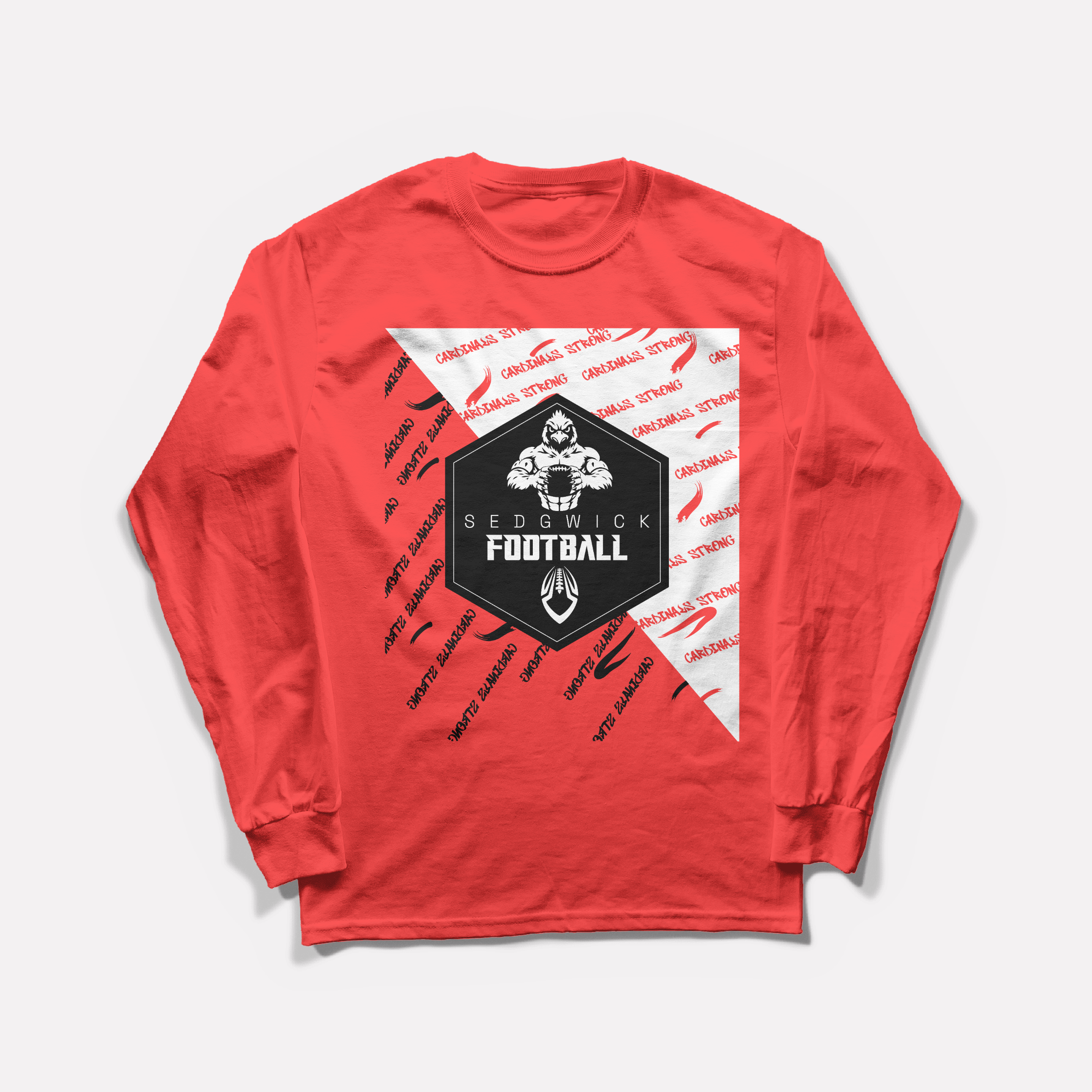Football Graffiti Long Sleeve Shirt