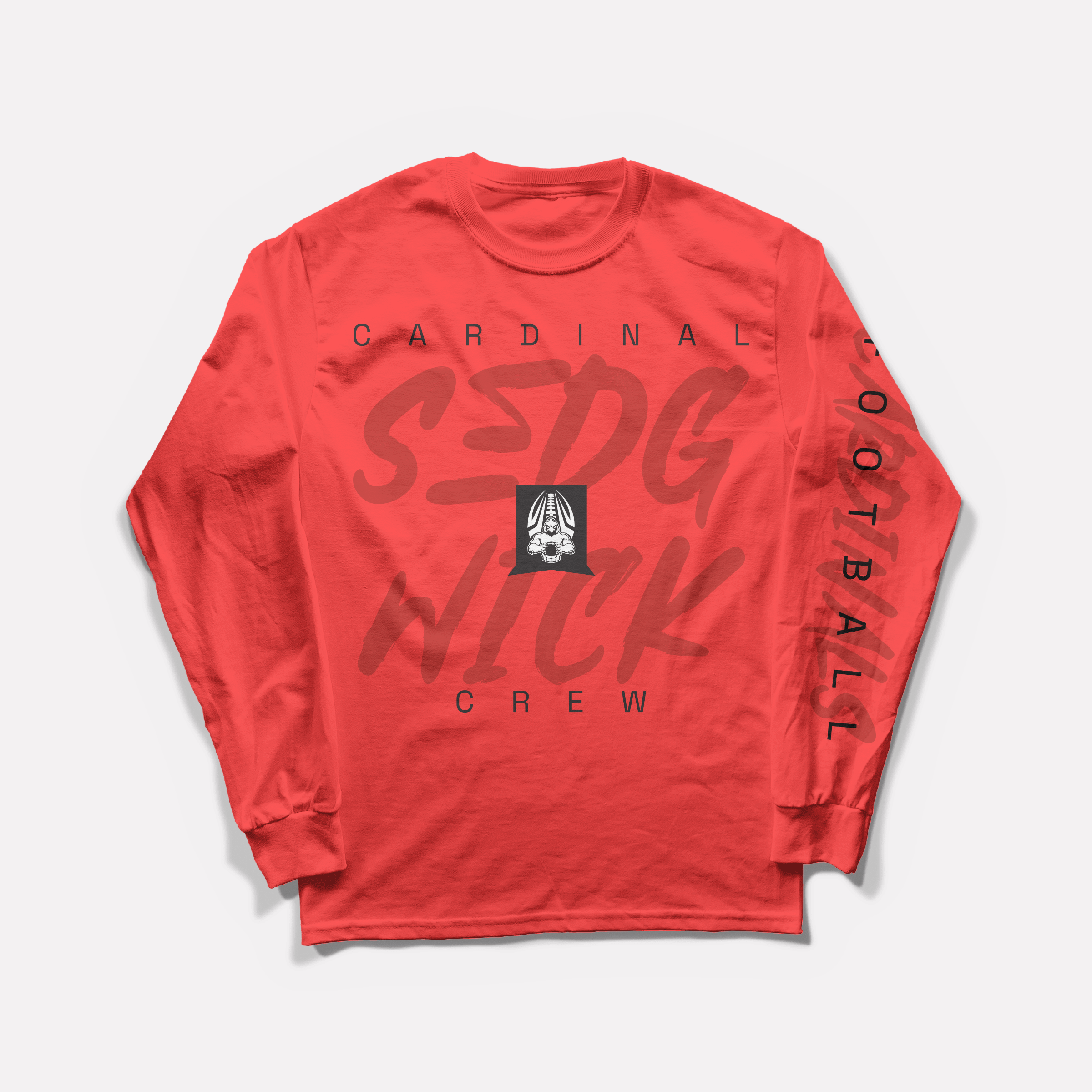 Multi-Sport Cardinal Crew Long Sleeve Shirt