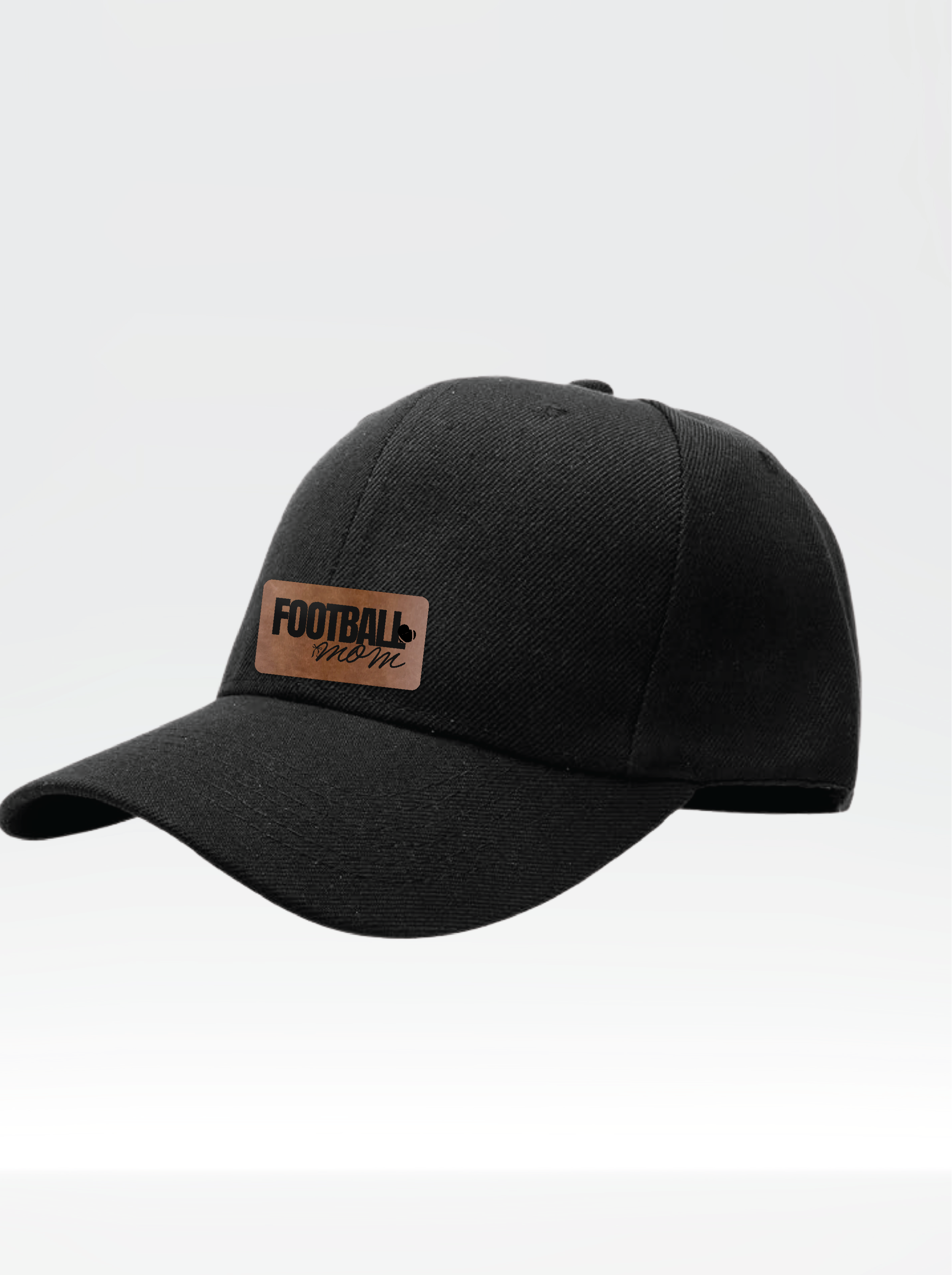 Salute to Service Football Mom Leatherette Engraved Performance Hat