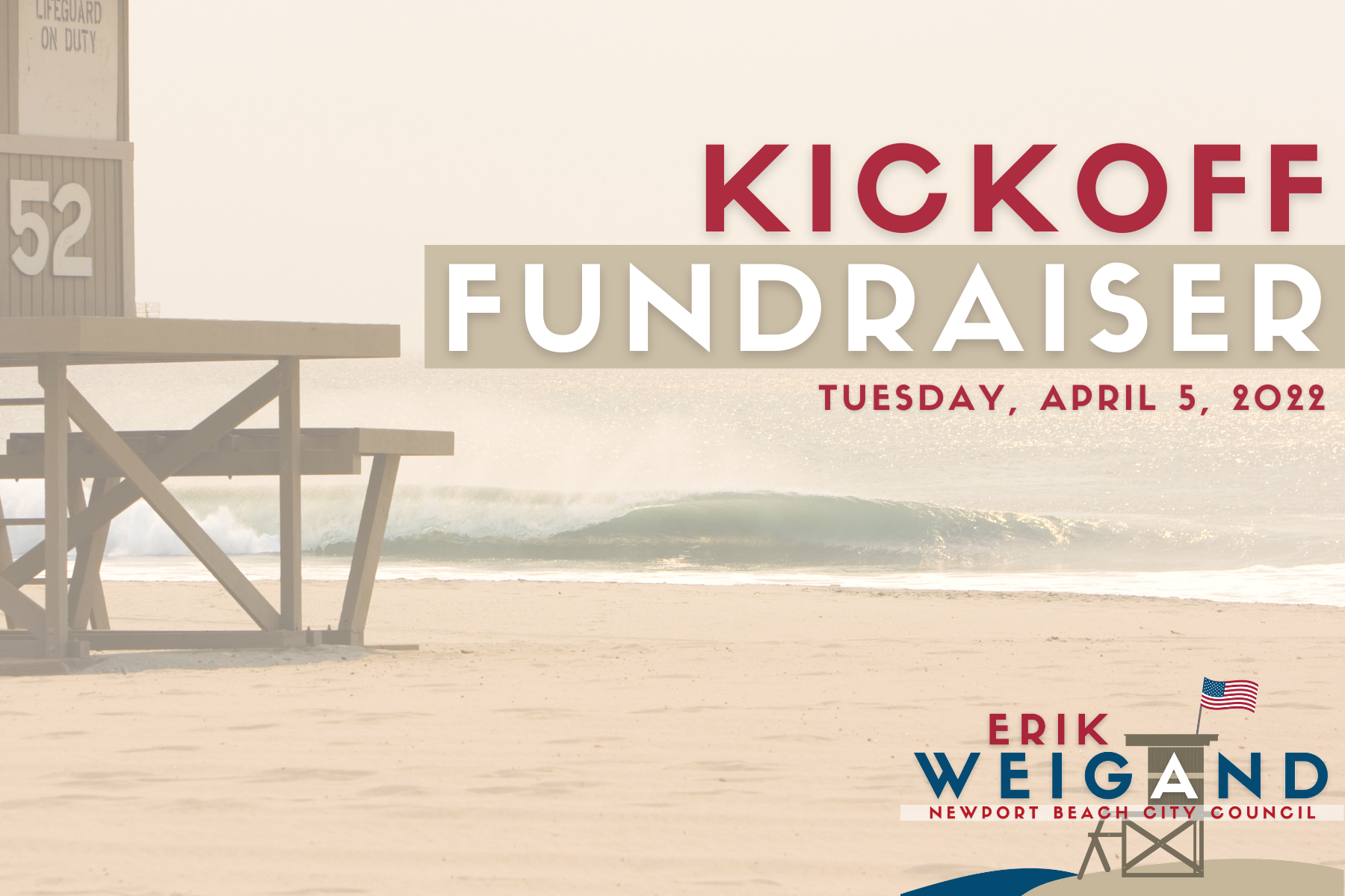 Kickoff Fundraiser In Support of Erik Weigand for Newport Beach City Council