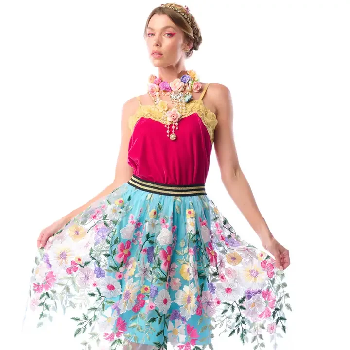 Layered Debutante Garden Party Skirt