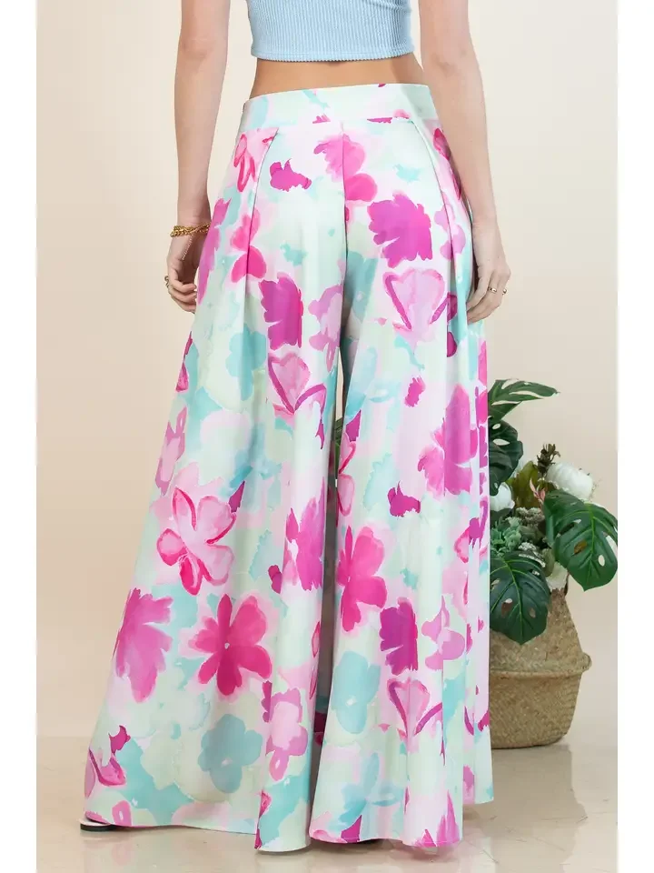 It's Getting Tropical Print Palazzos Back.webp