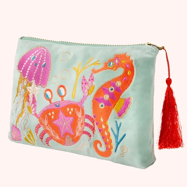 Ocean Friends Velvet Bag.webp