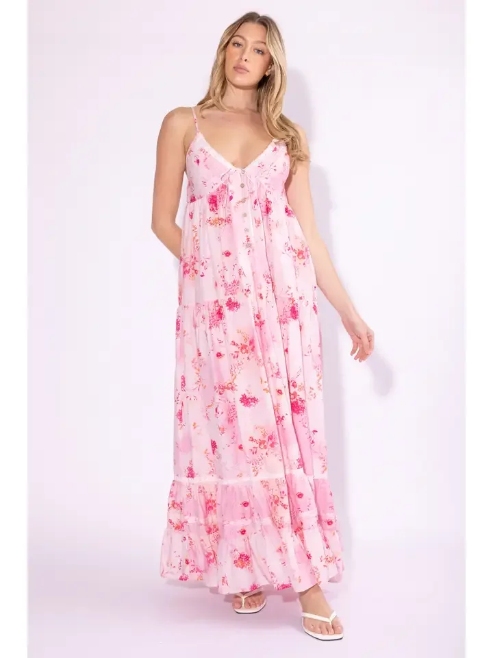 How Very Rose Of You - Pink Promenade Dress